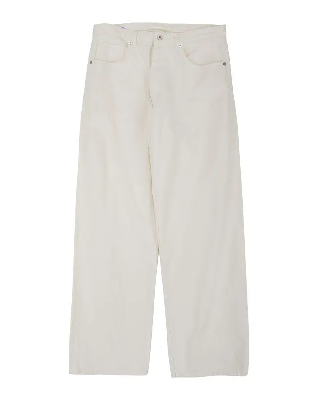 Norse Projects Korshavn Relaxed 5 Pocket Heavy Twill Natural Ecru sold by Lost & Found