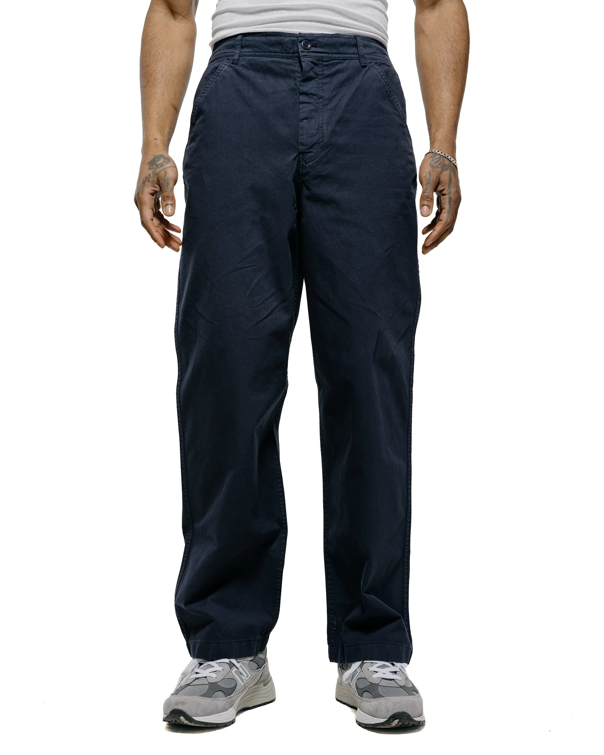 Norse Projects Kvitfjell Relaxed Cotton Twill Pant Dark Navy sold by Lost & Found product image thumbnail 2