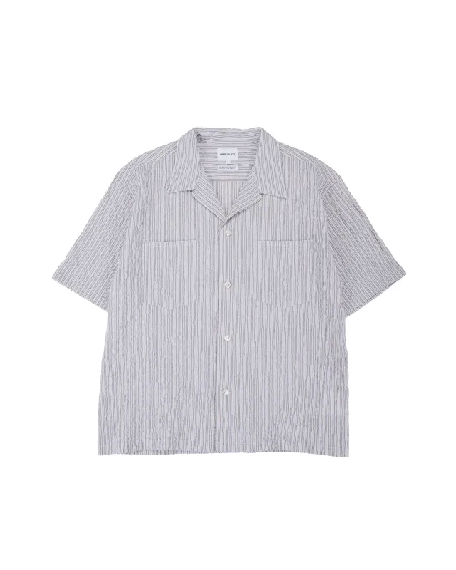 Norse Projects Mols Striped SS Camp Shirt Multi Color Stripe sold by Lost & Found