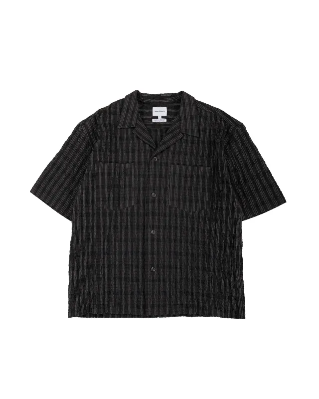 Norse Projects Mols Check SS Camp Shirt Delicioso Brown sold by Lost & Found