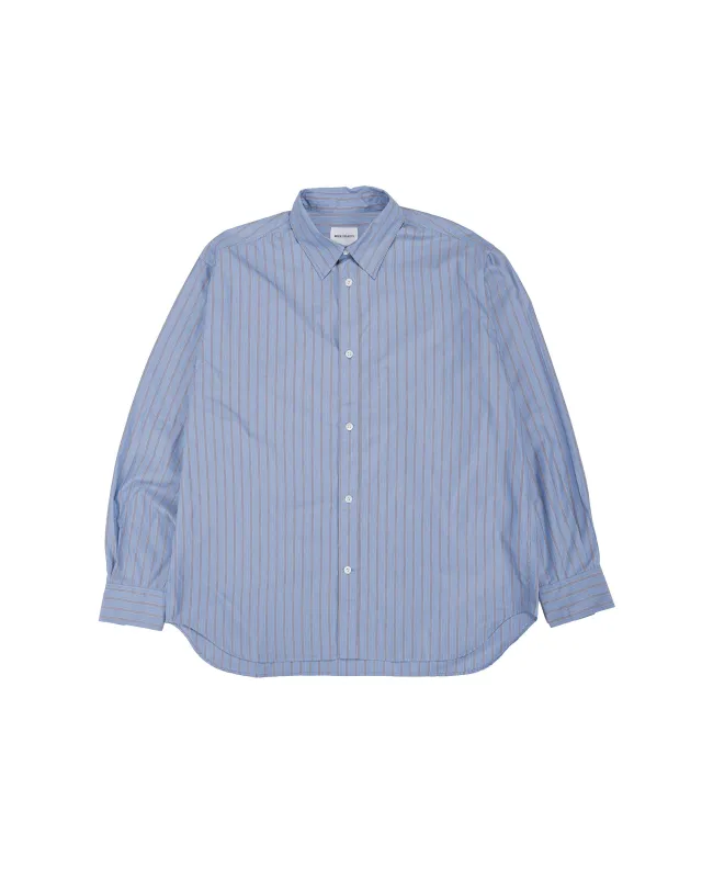 Norse Projects Espevik Fine Oversize Shirt Bel Air Blue made by Norse Projects