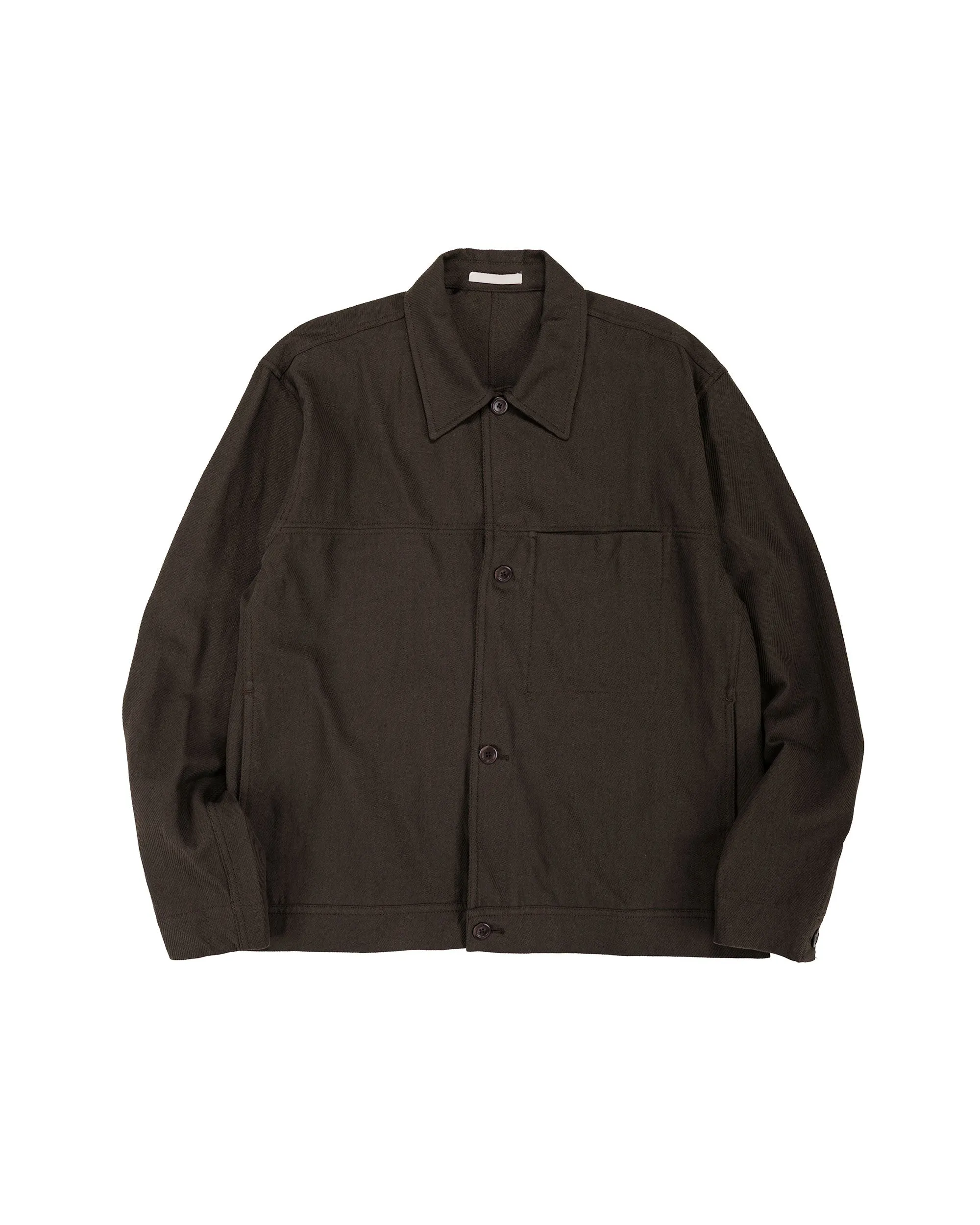 Norse Projects Arresskov Cotton Linen Twill Overshirt Delicioso Brown sold by Lost & Found