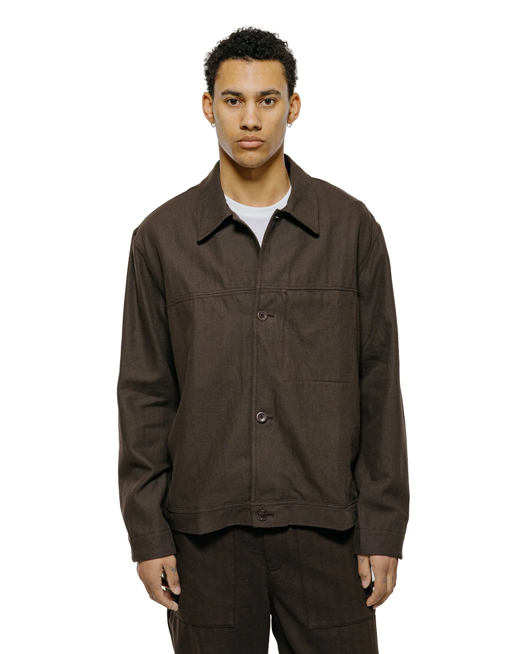 Norse Projects Arresskov Cotton Linen Twill Overshirt Delicioso Brown sold by Lost & Found product image thumbnail 2