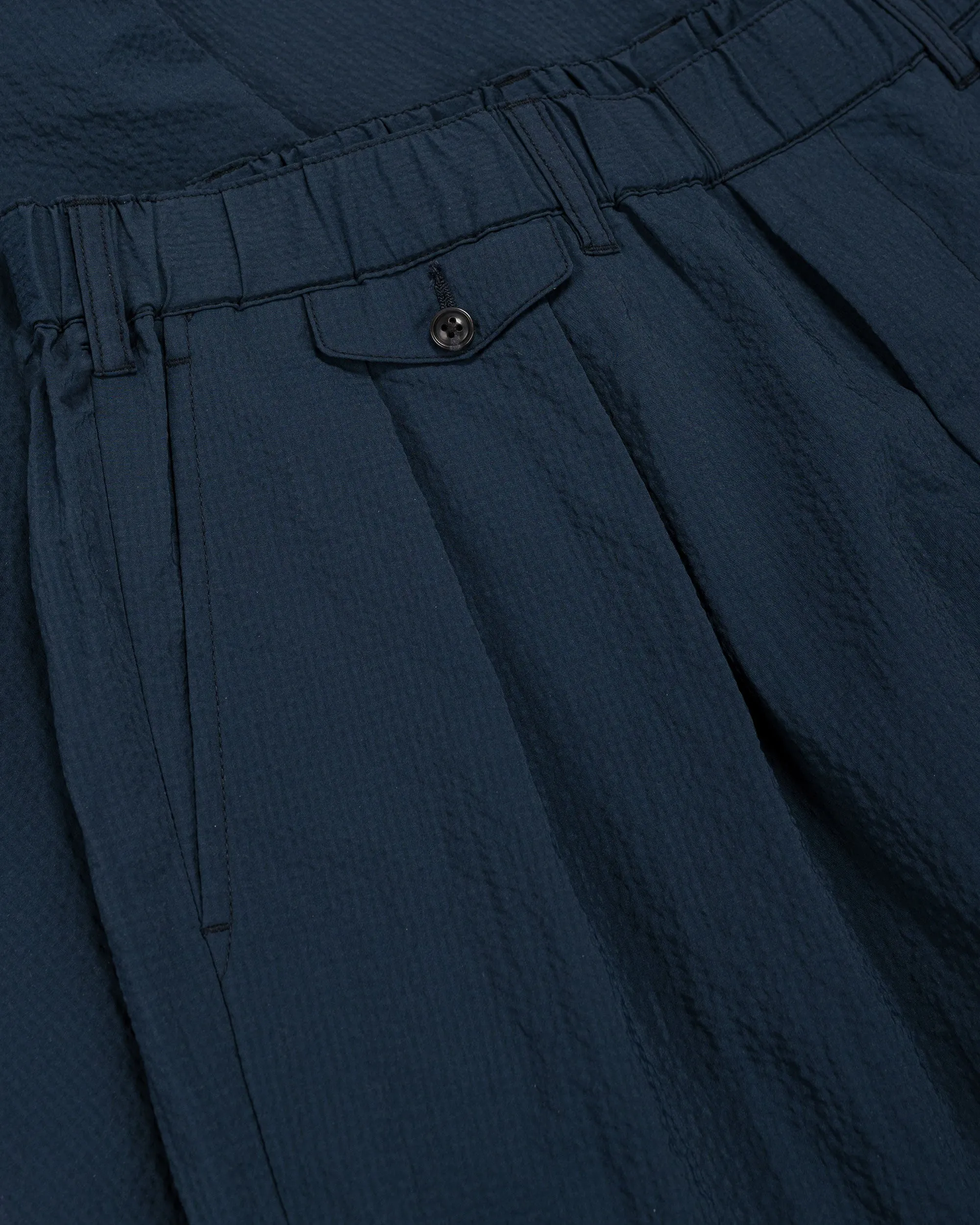 Beams Plus 2Pleats Anywhere(wear) Seersucker Navy sold by Lost & Found product image thumbnail 5