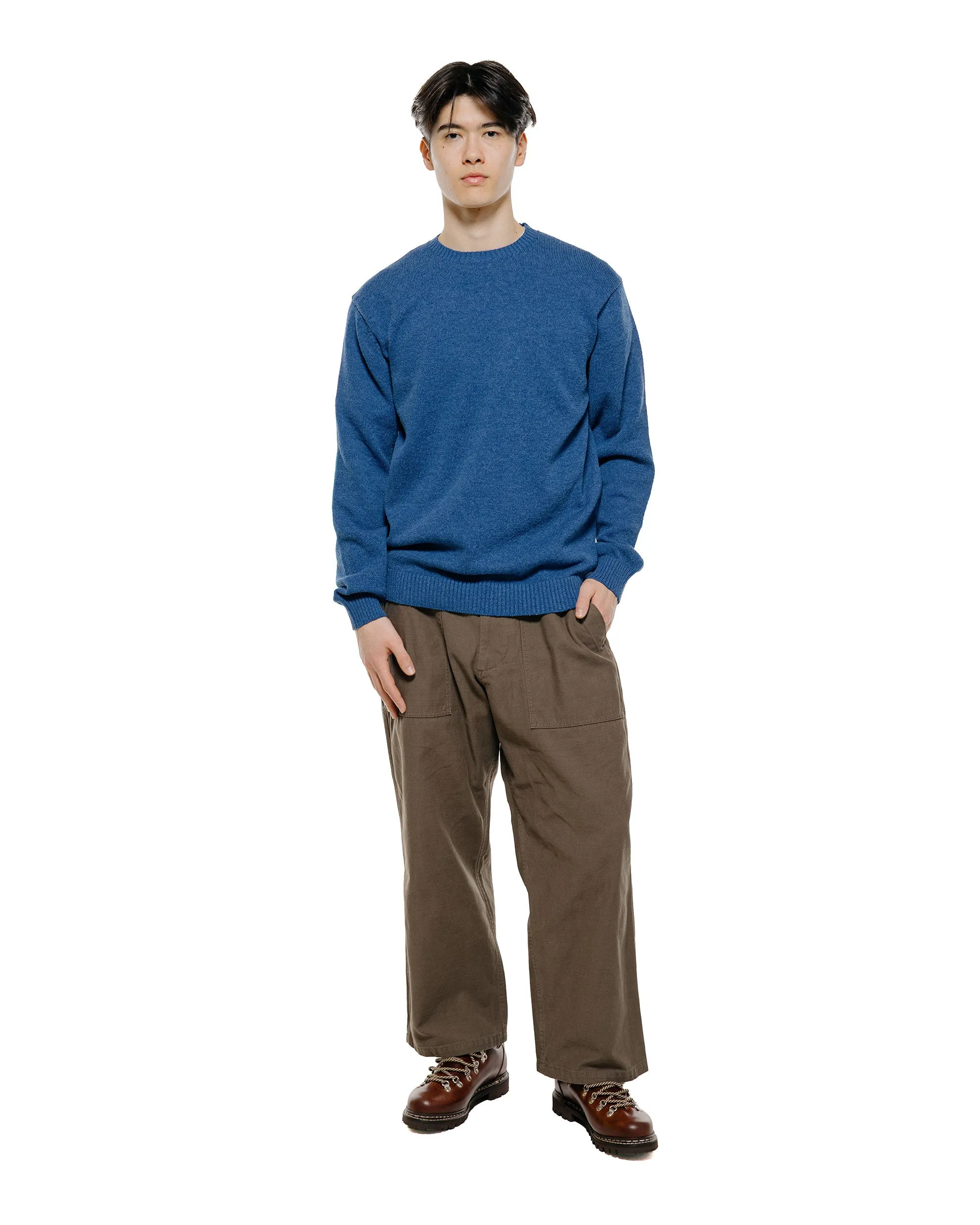 Beams Plus MIL Utility Trousers Reversed Sateen Olive Brown sold by Lost & Found product image thumbnail 4