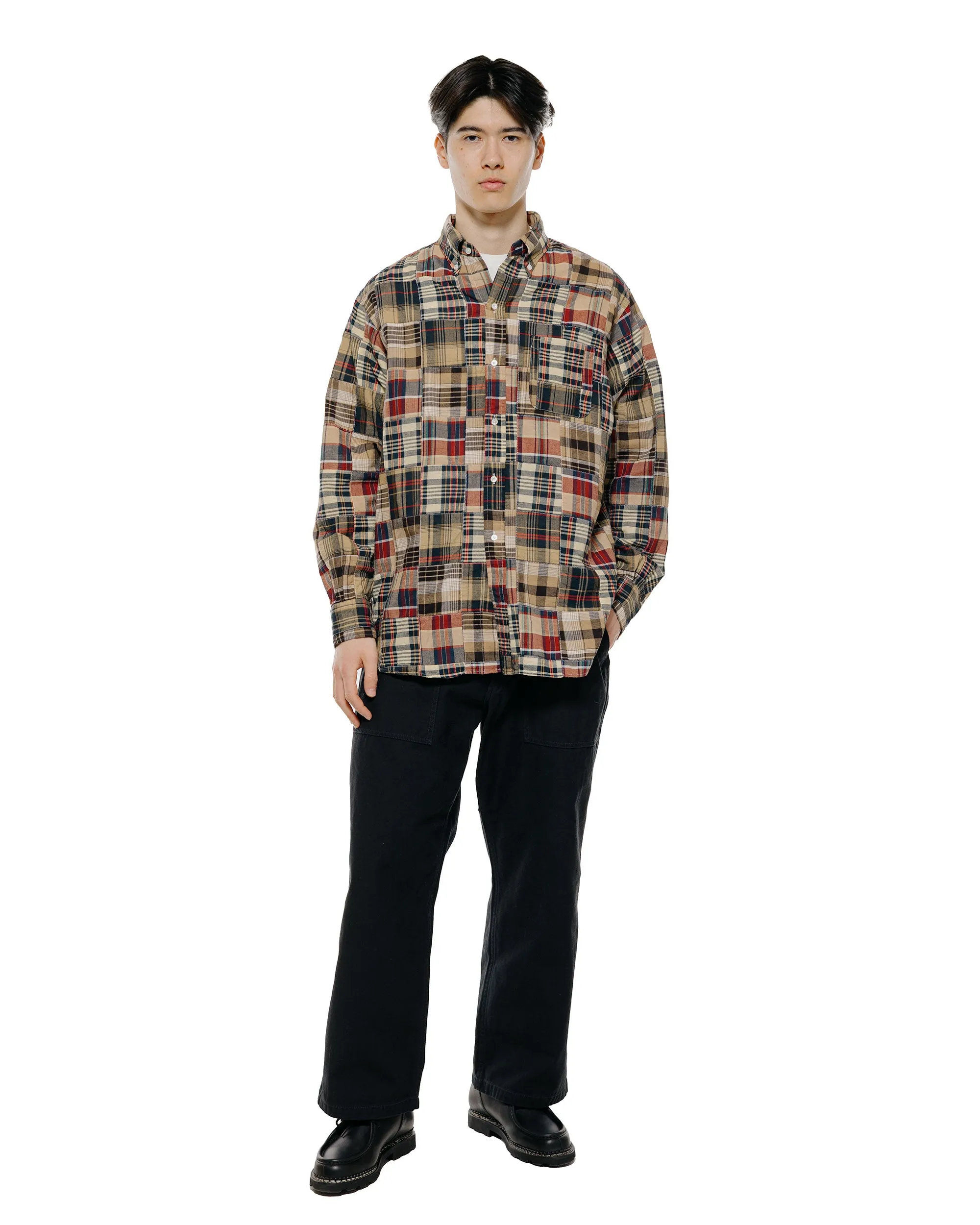 Beams Plus MIL Utility Trousers Reversed Sateen Black sold by Lost & Found product image thumbnail 4