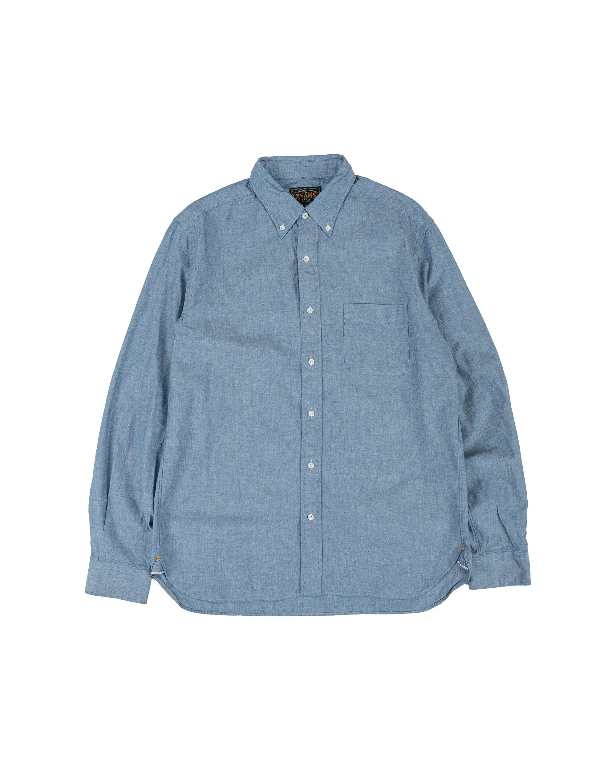 Beams Plus B.D. Chambray sold by Lost & Found
