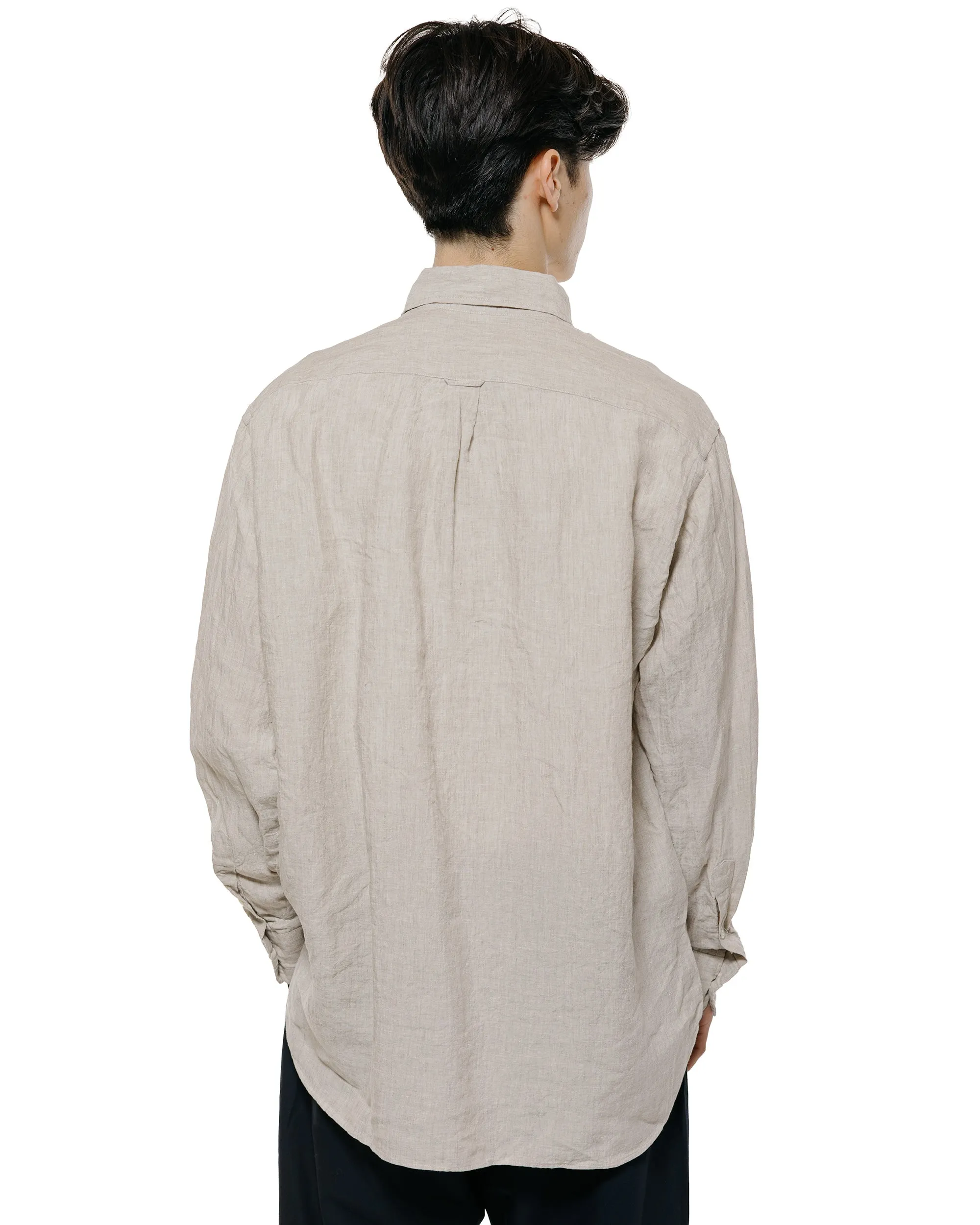 Beams Plus B.D. Classic Fit Linen Chambray Natural sold by Lost & Found product image thumbnail 3