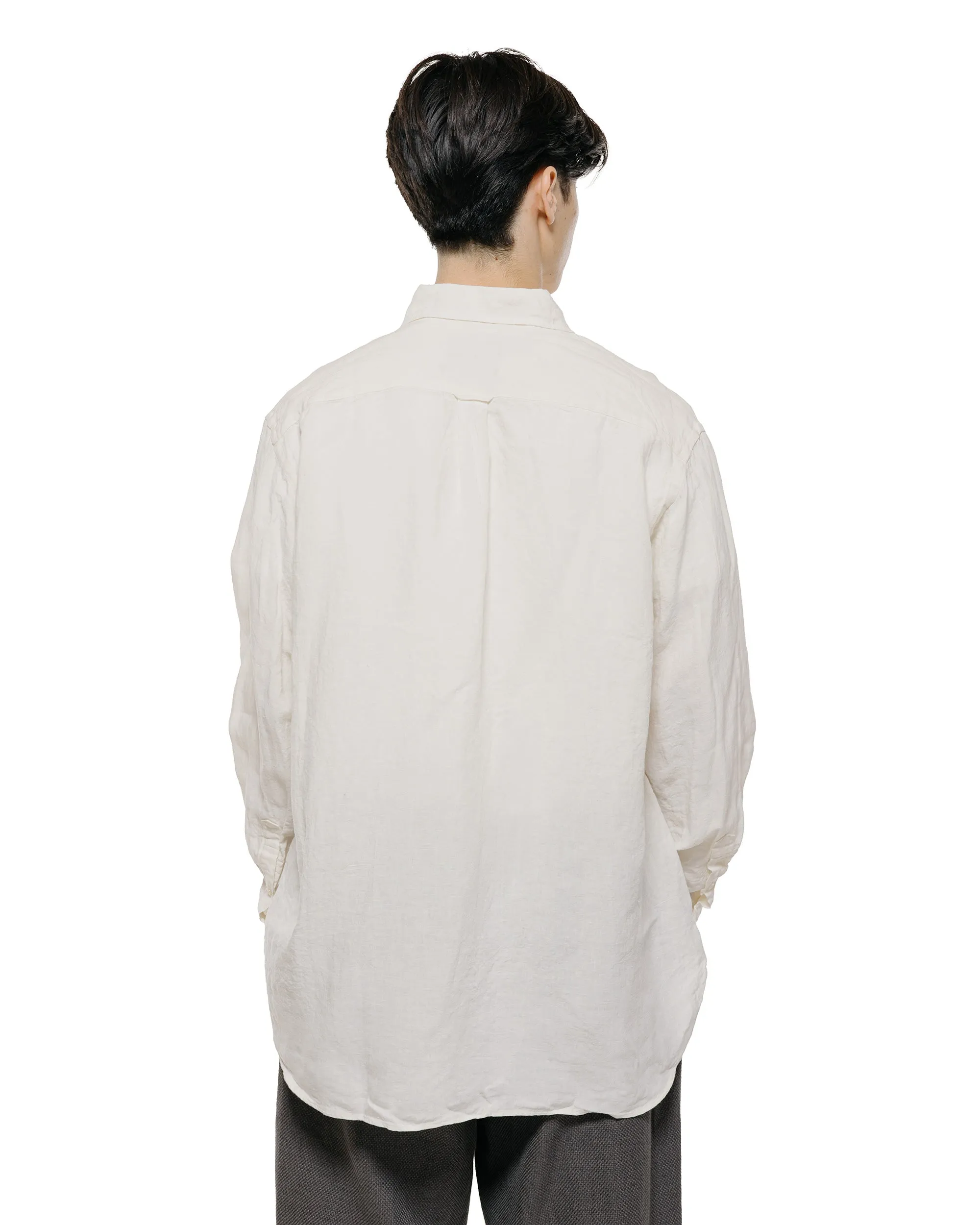 Beams Plus B.D. Classic Fit Linen Chambray White sold by Lost & Found product image thumbnail 3