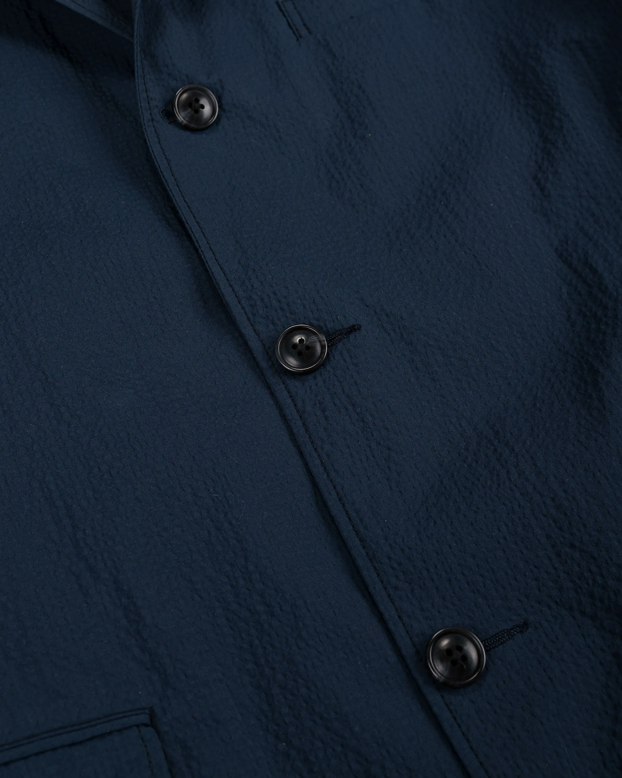 Beams Plus 3B Anywhere(wear) Jacket Seersucker Plaid Navy sold by Lost & Found product image thumbnail 5