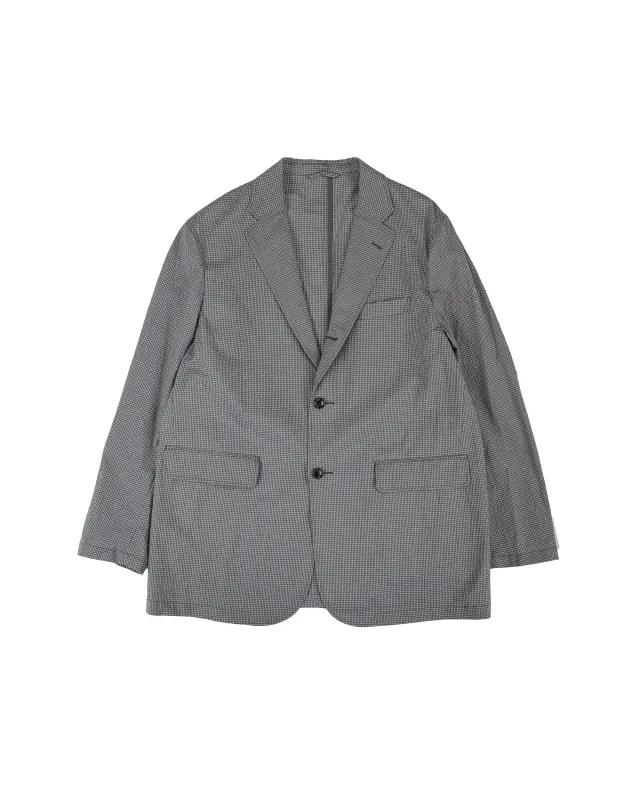 Beams Plus 3B Anywhere(wear) Jacket Seersucker Plaid Black/Grey made by BEAMS PLUS