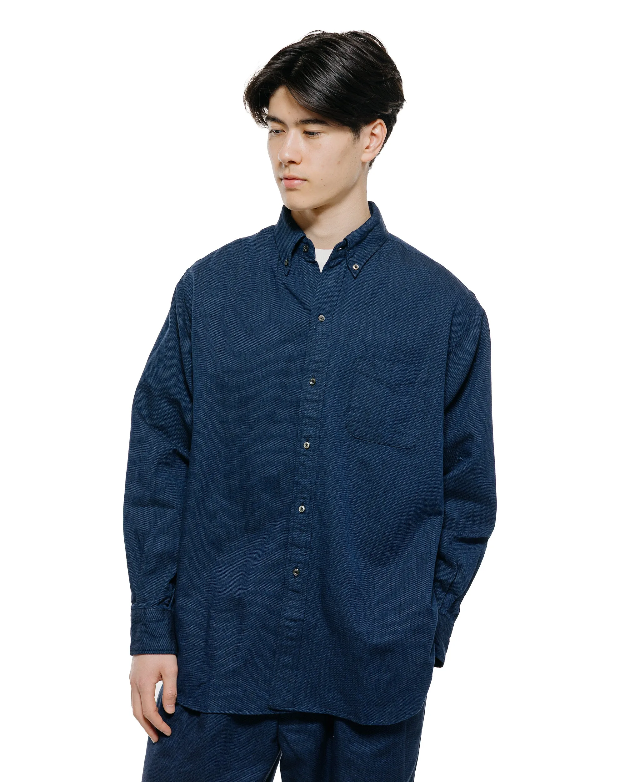 Beams Plus B.D. Classic Fit Oxford Indigo sold by Lost & Found product image thumbnail 2