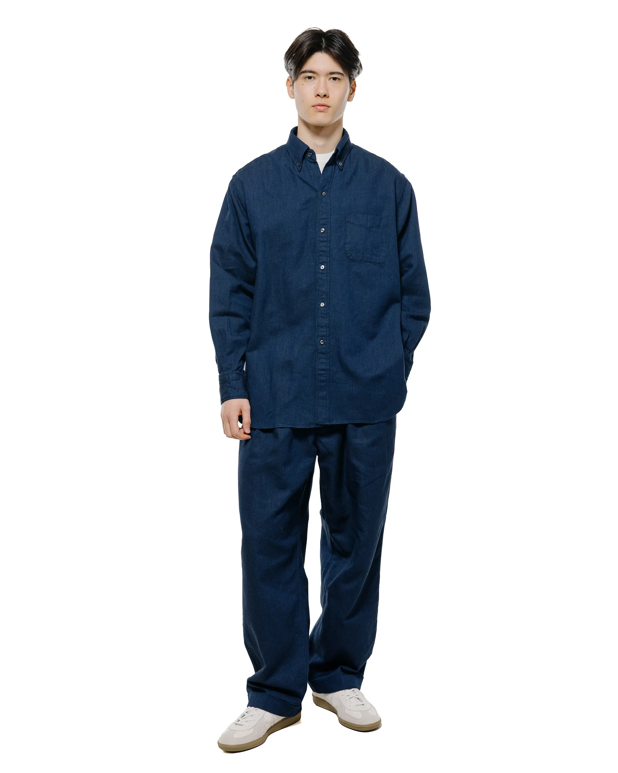 Beams Plus B.D. Classic Fit Oxford Indigo sold by Lost & Found product image thumbnail 4