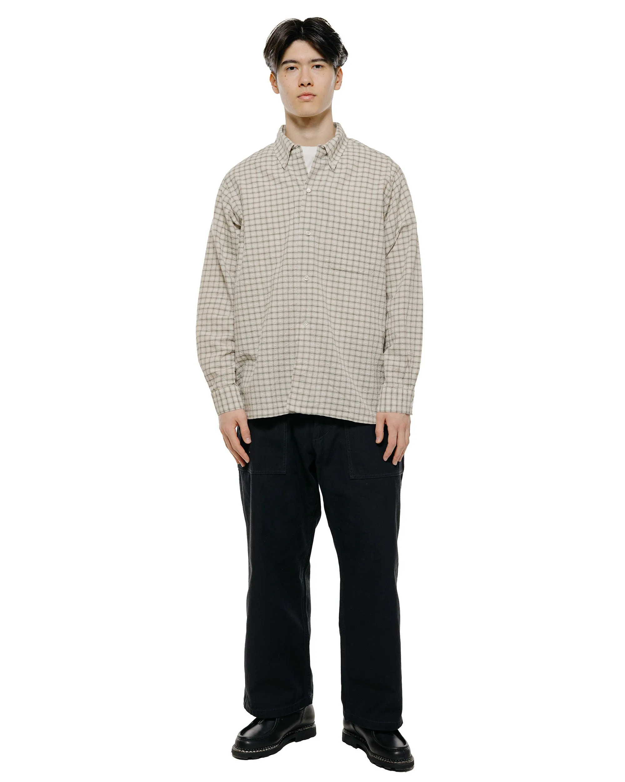 Beams Plus Open B.D. Sucker Plaid Green sold by Lost & Found product image thumbnail 4