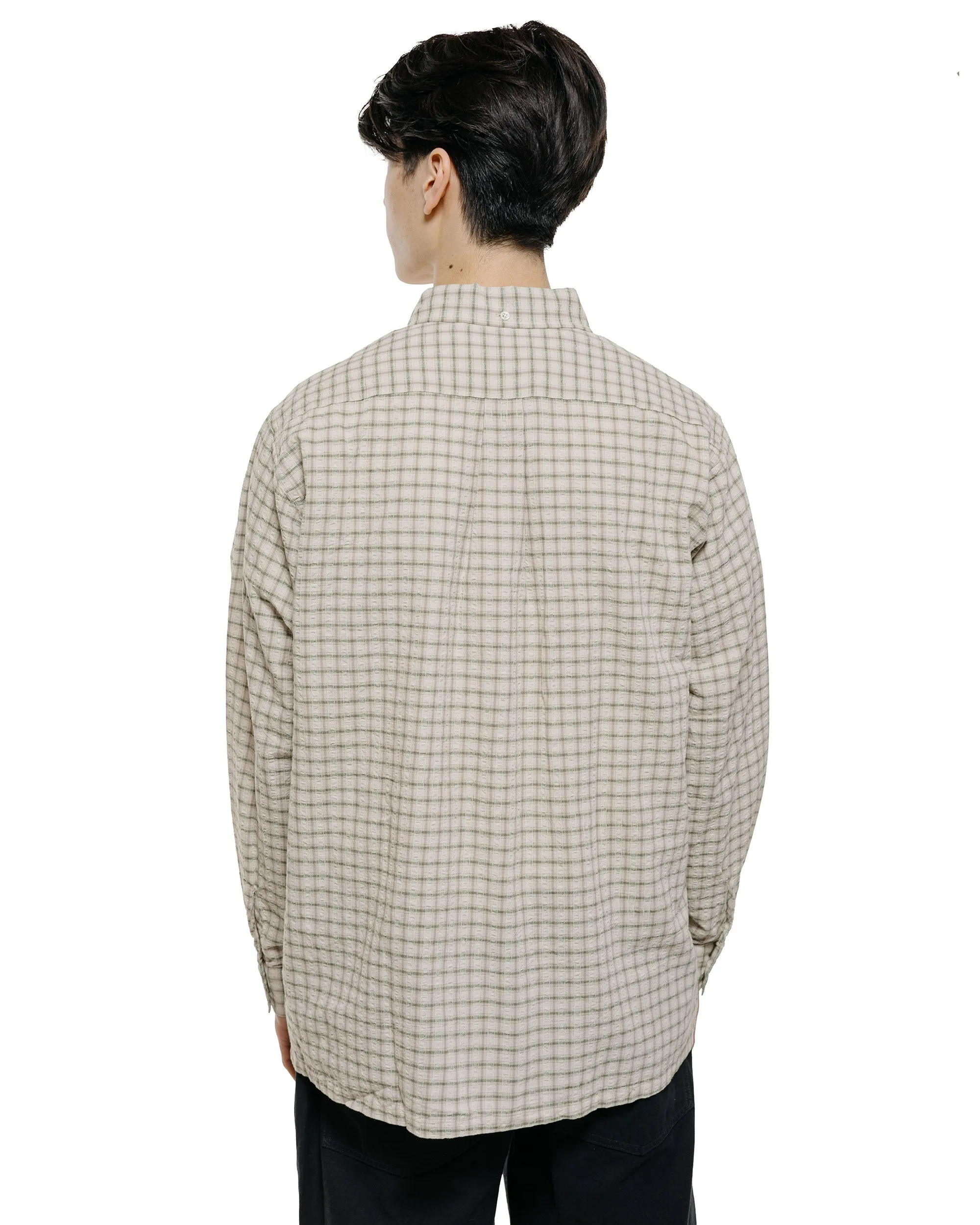 Beams Plus Open B.D. Sucker Plaid Green sold by Lost & Found product image thumbnail 3