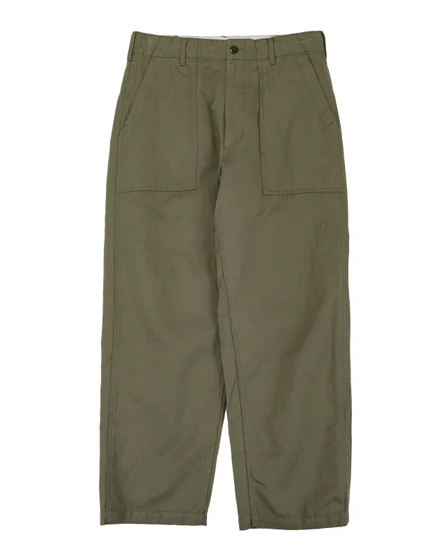 Engineered Garments Fatigue Pant Olive CL Heavy Twill made by Engineered Garments