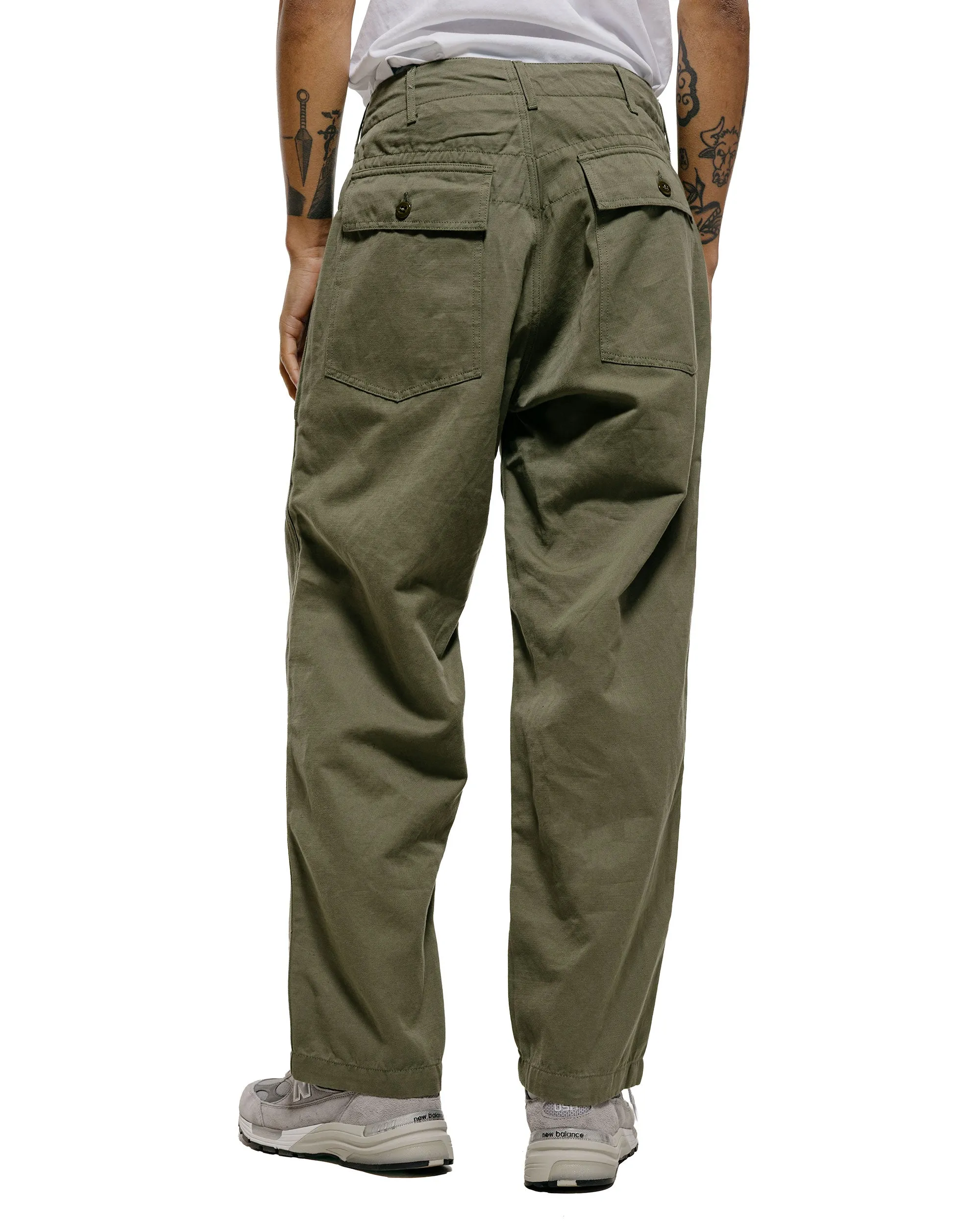 Engineered Garments Fatigue Pant Olive CL Heavy Twill sold by Lost & Found product image thumbnail 3