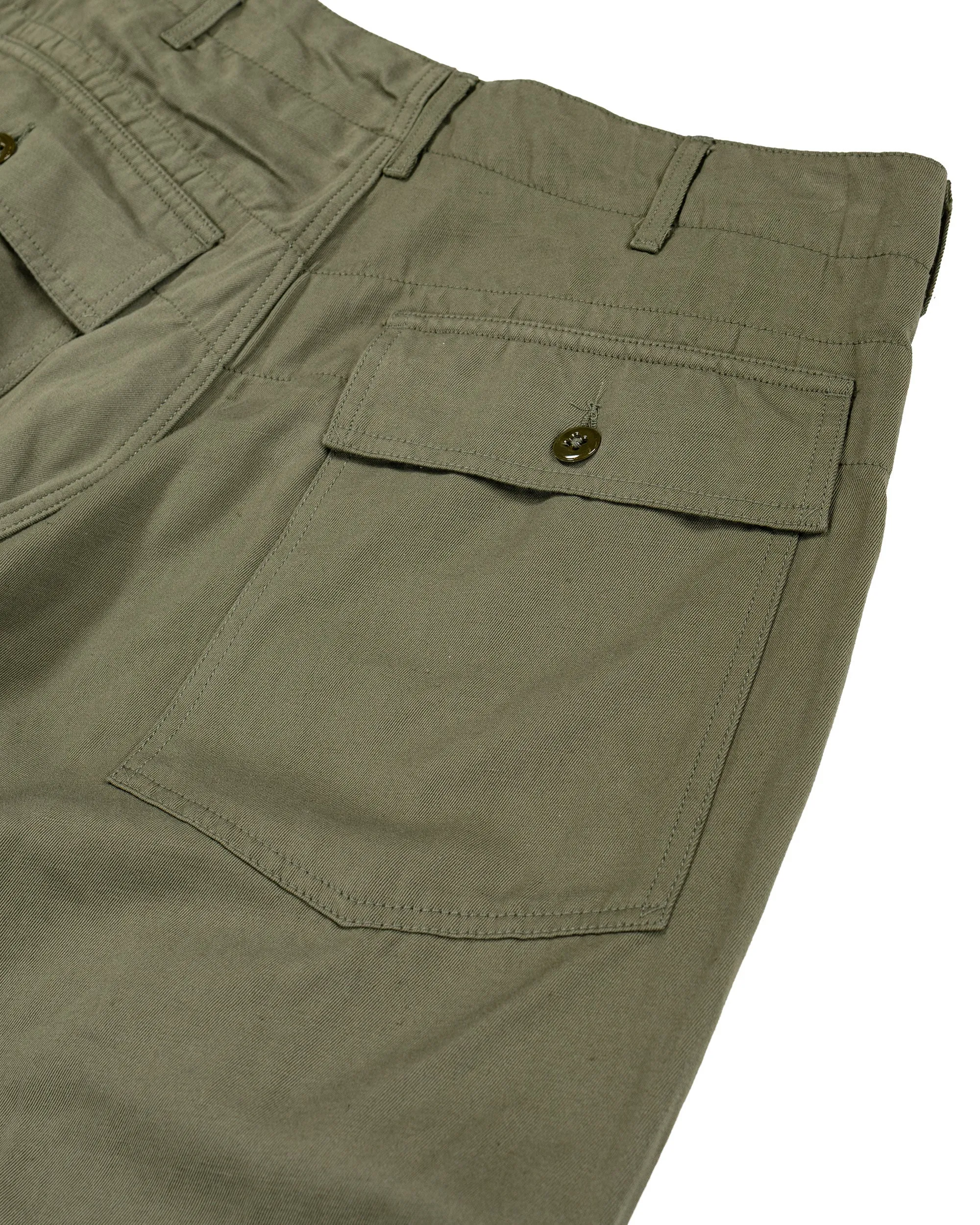 Engineered Garments Fatigue Pant Olive CL Heavy Twill sold by Lost & Found product image thumbnail 5
