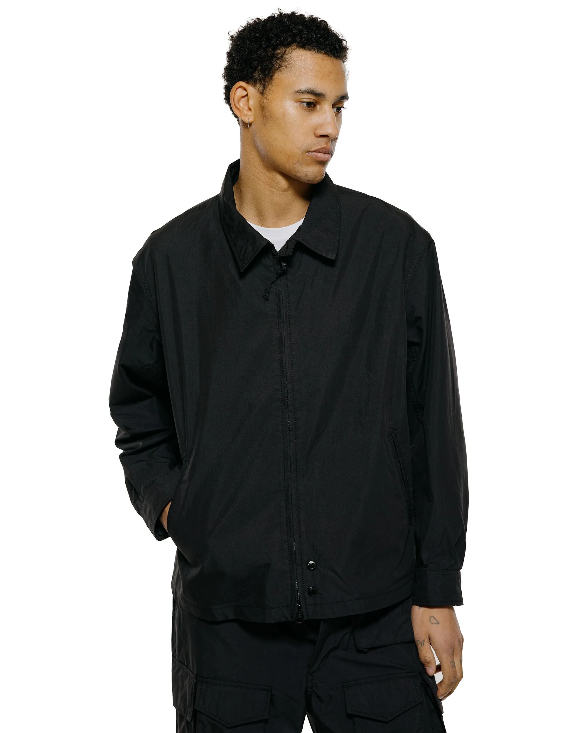 Engineered Garments Claigton Jacket Black Lt.Weight Nyco Poplin sold by Lost & Found product image thumbnail 2