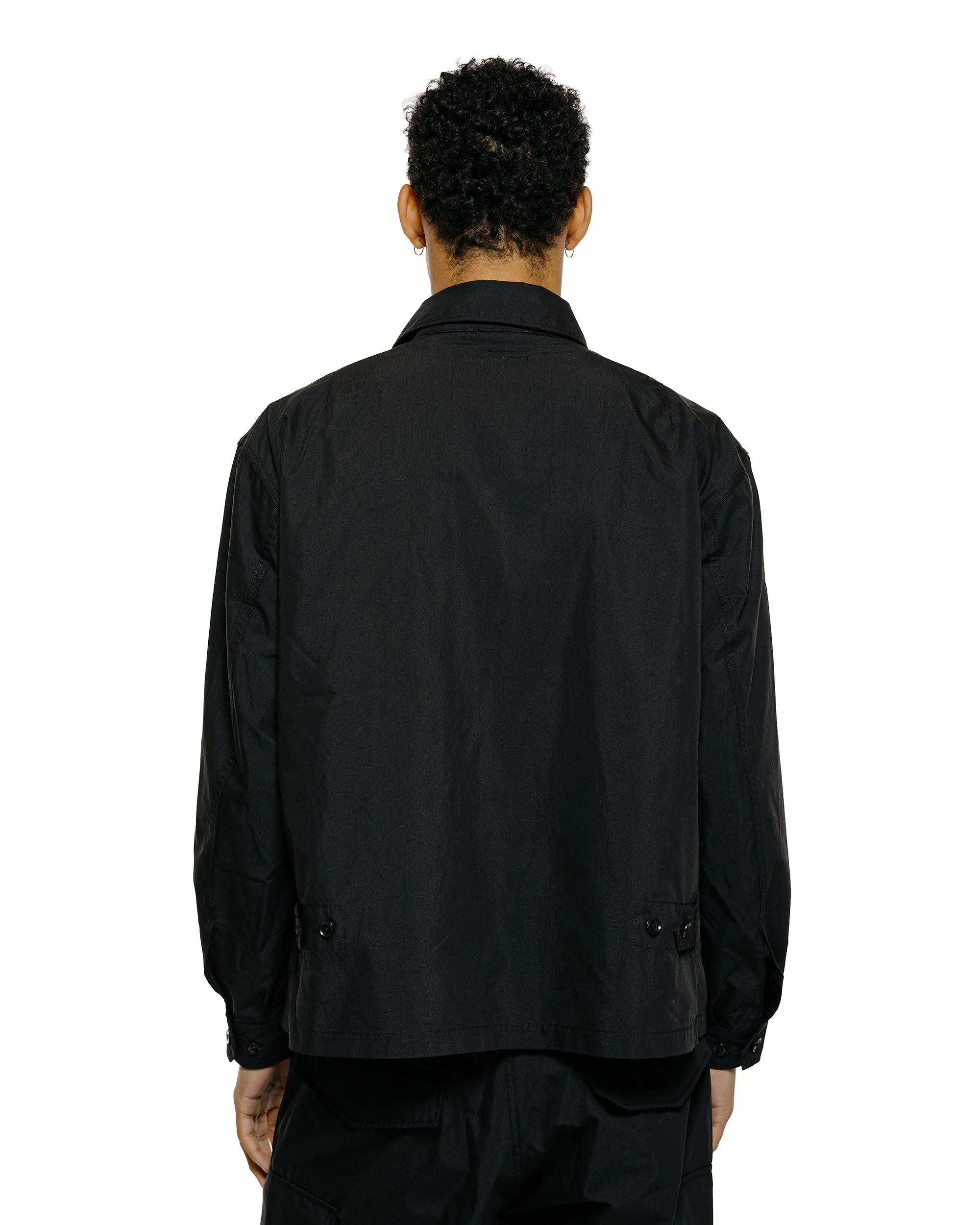 Engineered Garments Claigton Jacket Black Lt.Weight Nyco Poplin sold by Lost & Found product image thumbnail 3