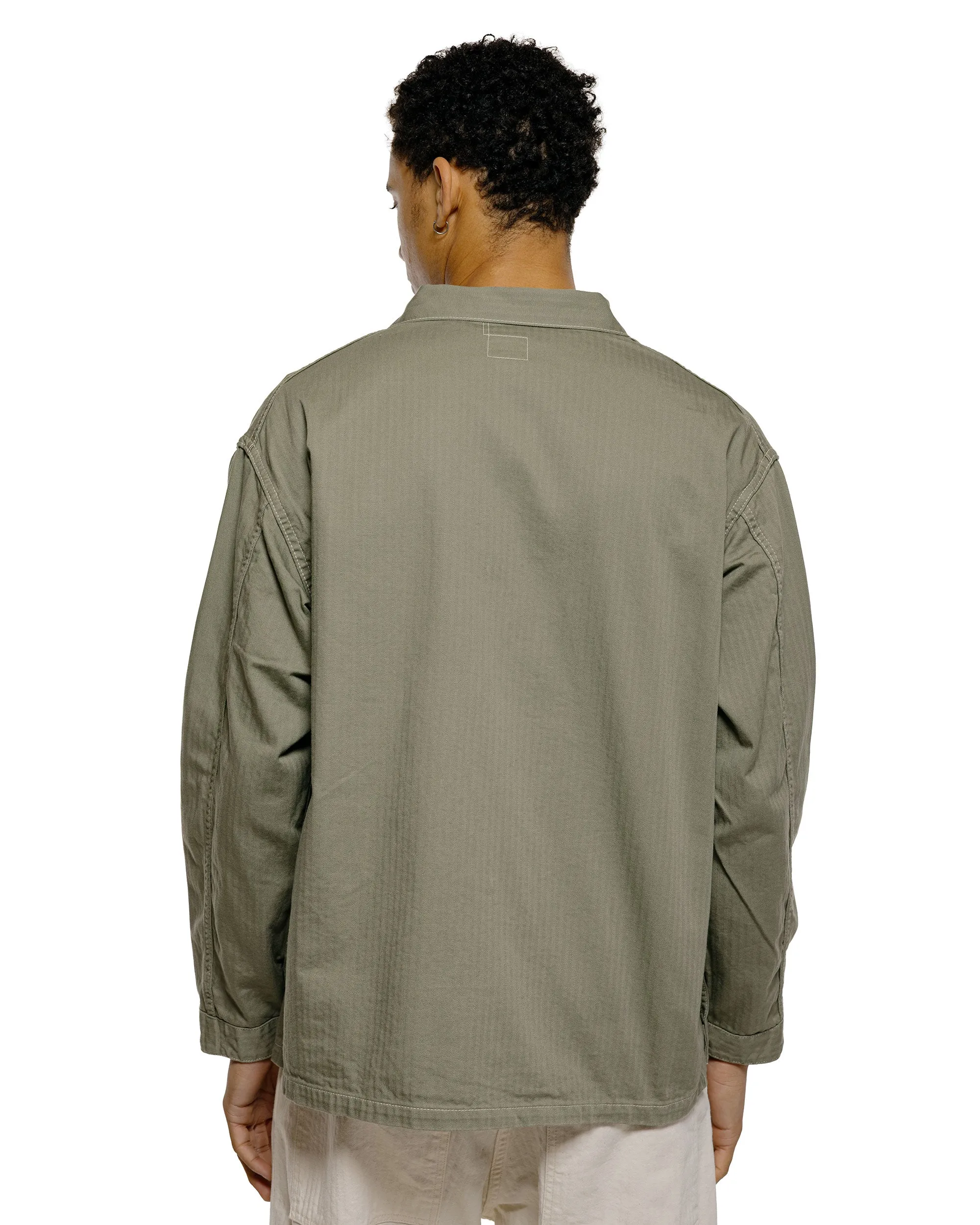 Post O'Alls USMC 1930s Utility Jacket Mini HBT Sage sold by Lost & Found product image thumbnail 3