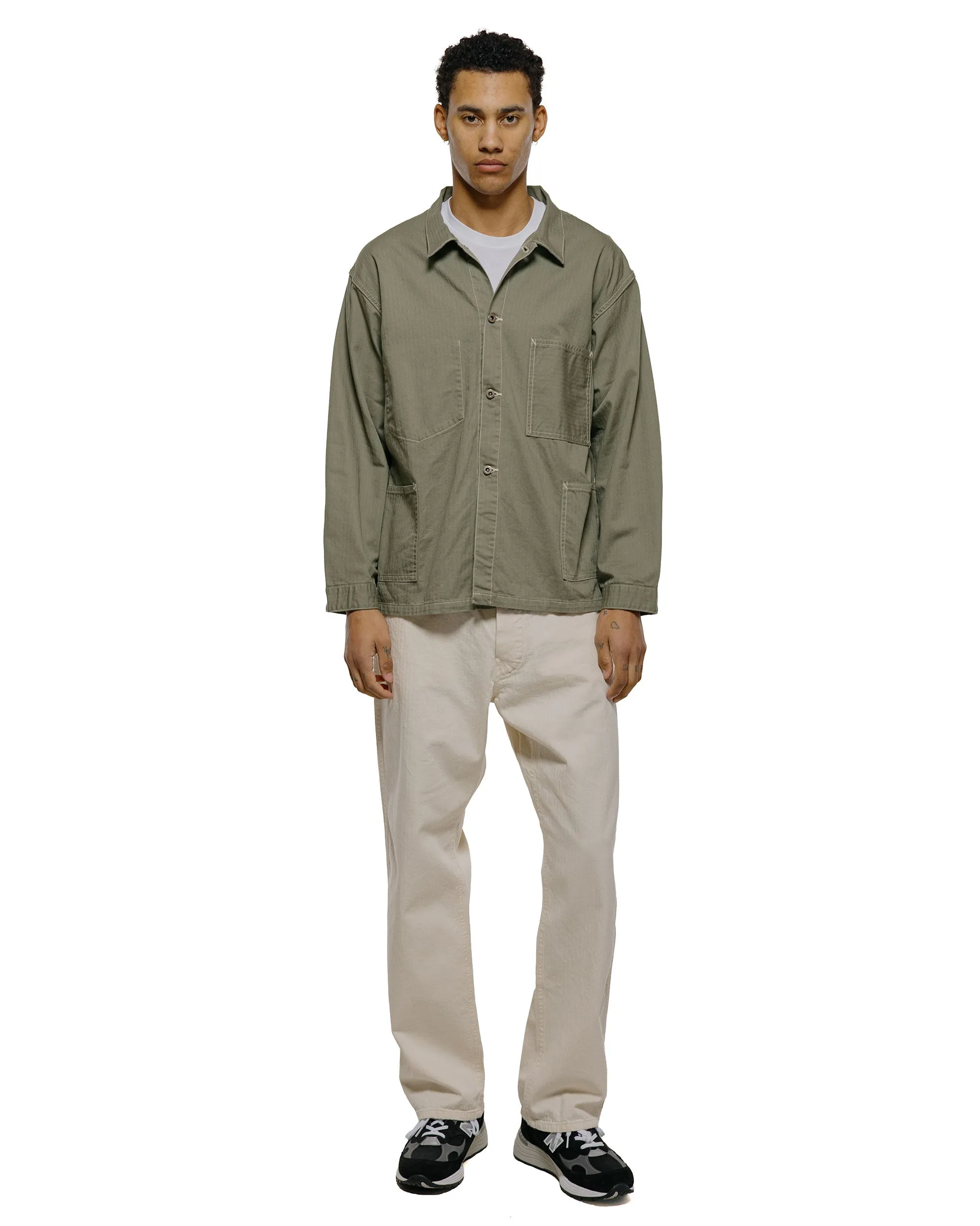 Post O'Alls USMC 1930s Utility Jacket Mini HBT Sage sold by Lost & Found product image thumbnail 4