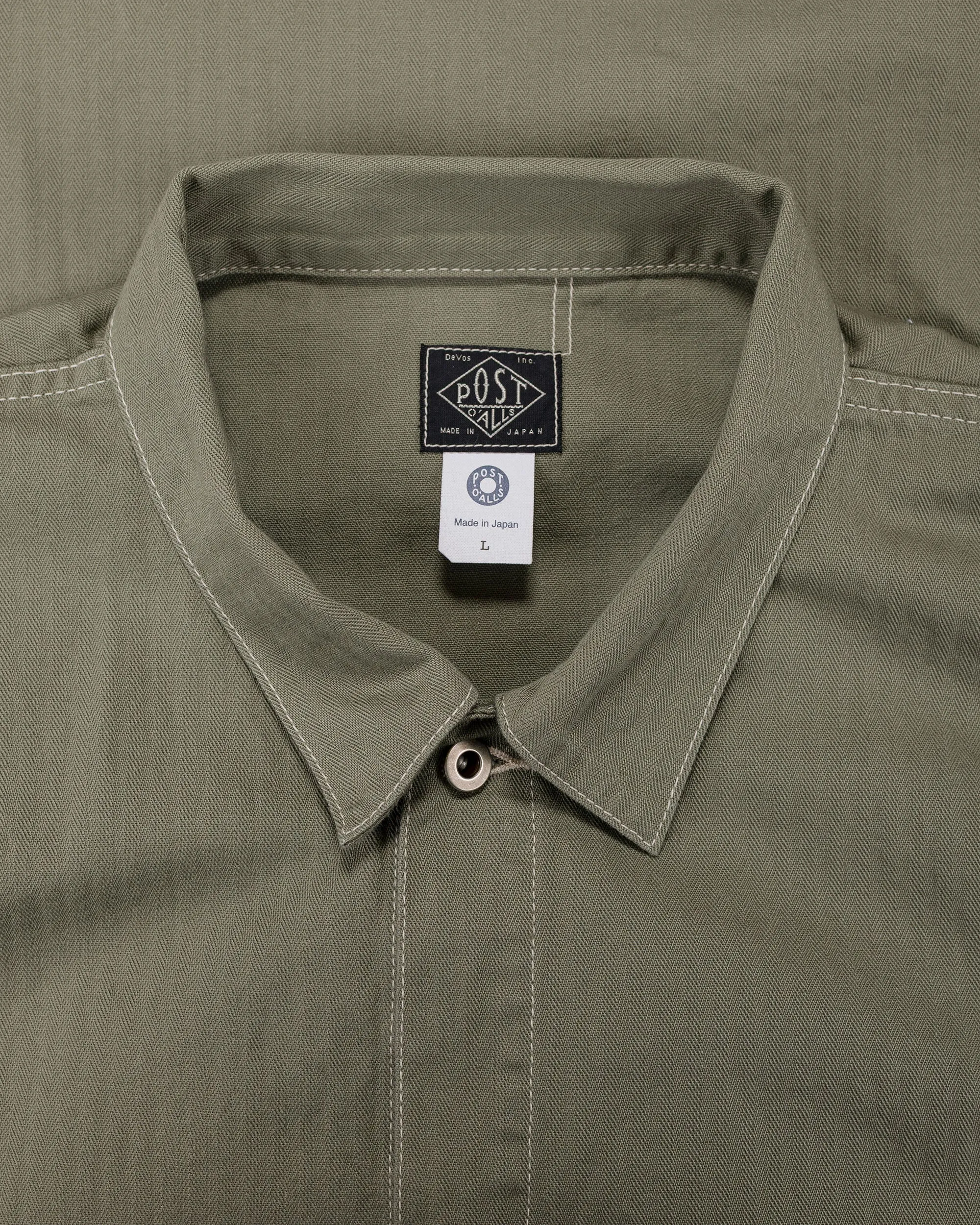 Post O'Alls USMC 1930s Utility Jacket Mini HBT Sage sold by Lost & Found product image thumbnail 5