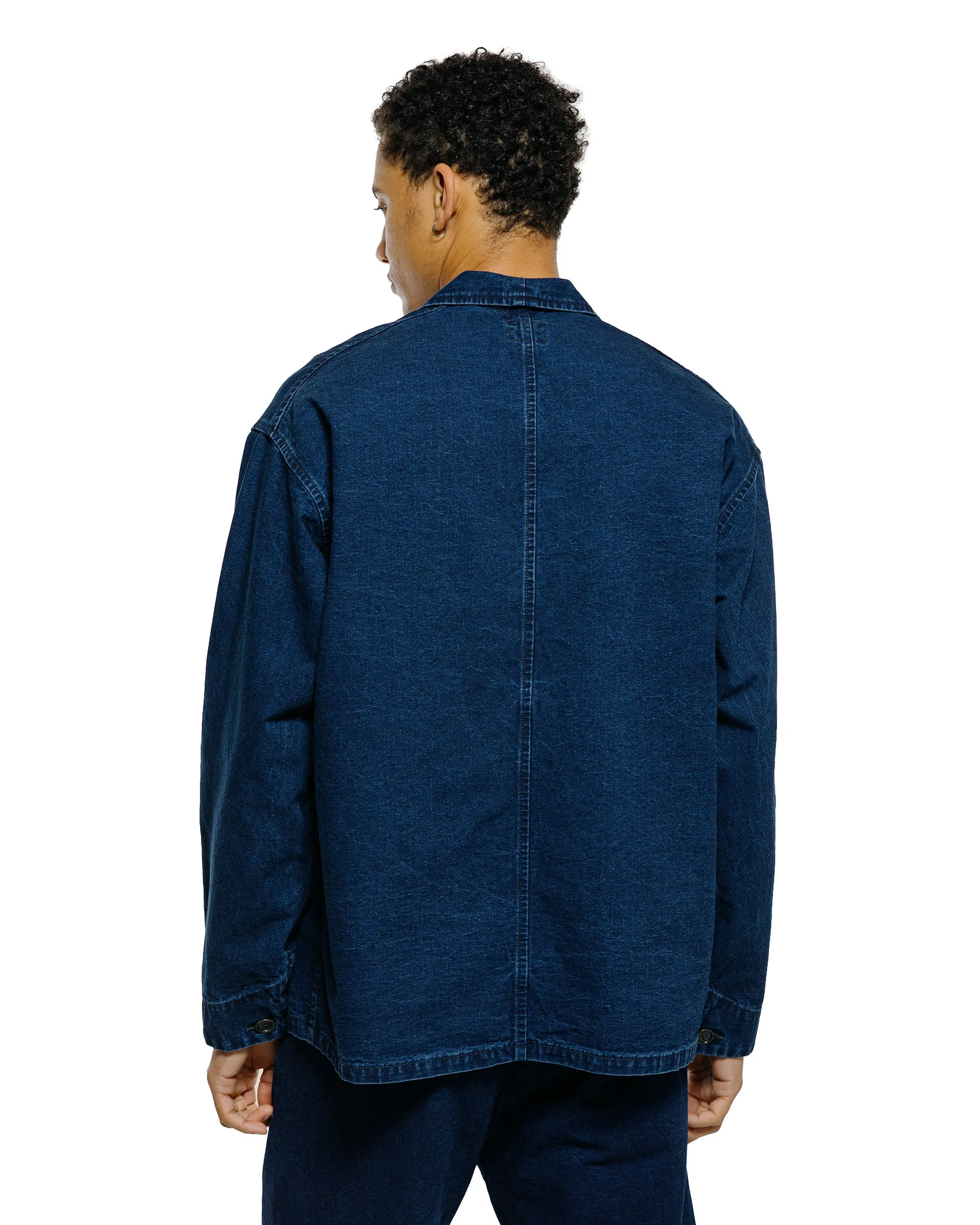 Post O'Alls POST Chinois Travail 2 Vintage Indigo Canvas Deep Washed Indigo sold by Lost & Found product image thumbnail 3