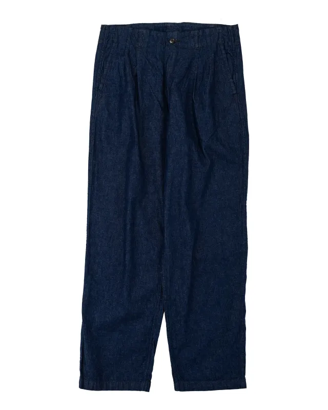 Post O'Alls California Pegtop 8oz. Denim Dark Indigo made by Post O'Alls