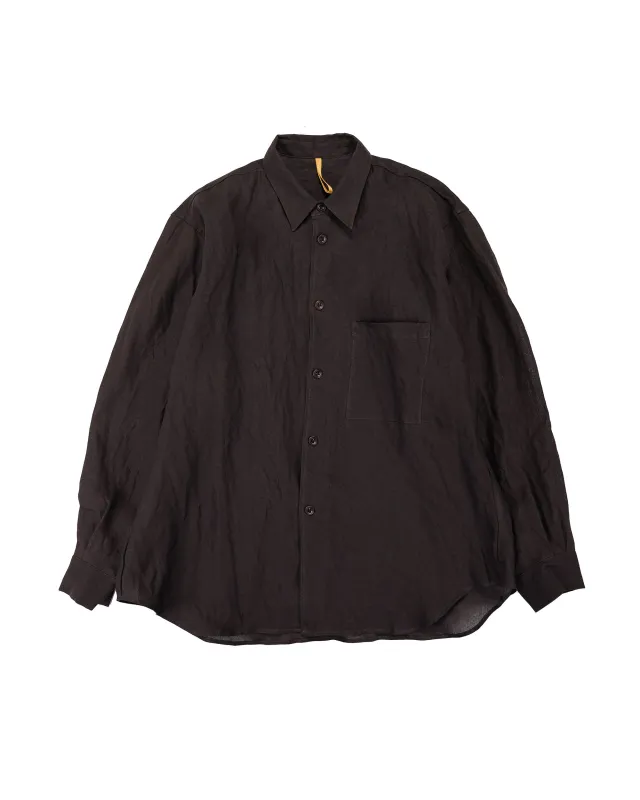 MAN-TLE R0S8 'Weather Shirt w/Pkt' Humic Paper Gabardine made by MAN-TLE