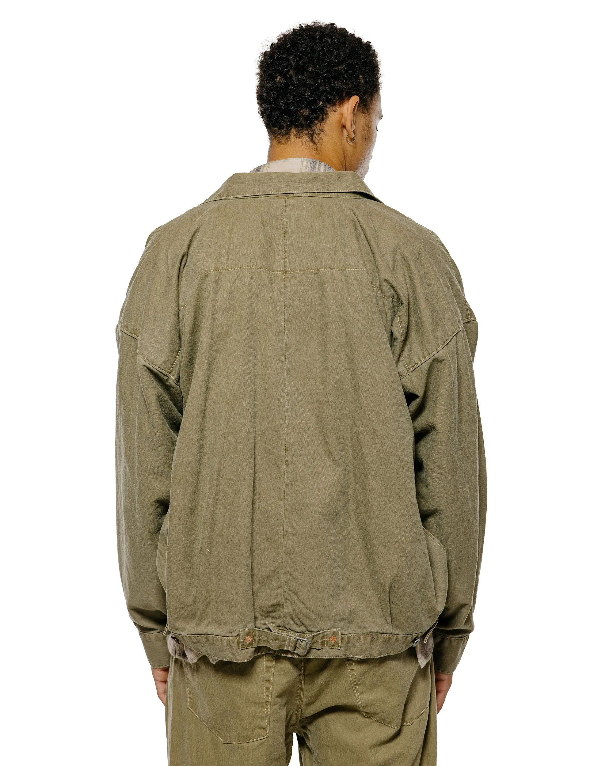 NICENESS H.Thornhill Vintage Treat Herringbone Trucker Khaki sold by Lost & Found product image thumbnail 3