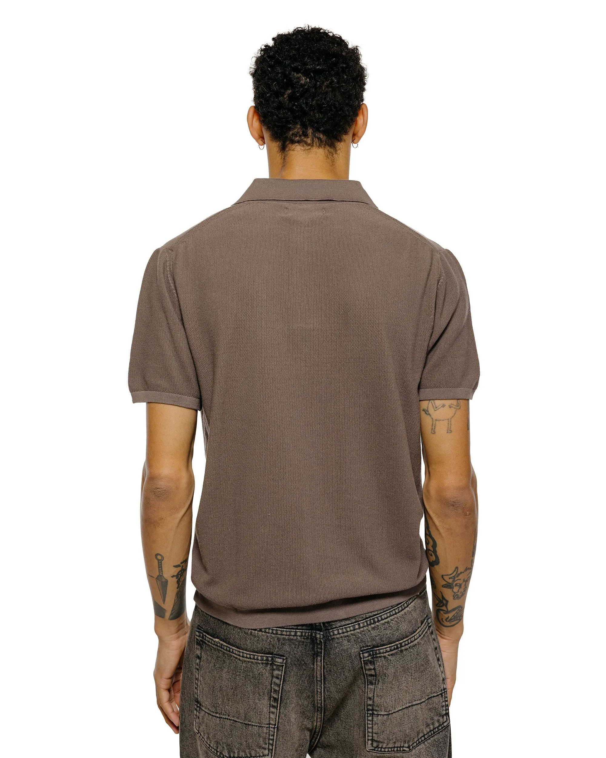 Merz B. Schwanen KPLP02 Knitted Polo Grain sold by Lost & Found product image thumbnail 3