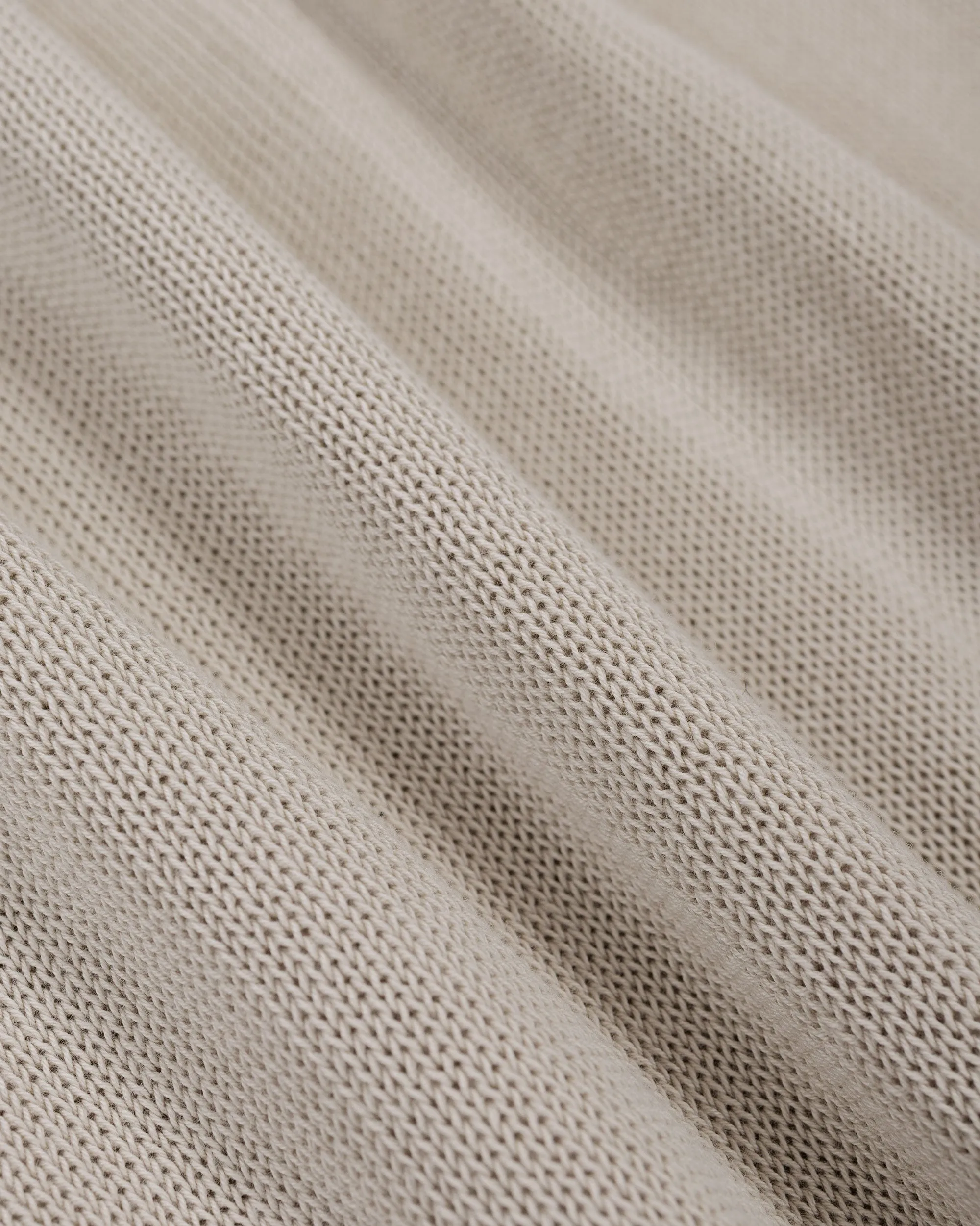 Merz B. Schwanen KNITPOLO02 Cotton Short Sleeve Polo Shirt Sand sold by Lost & Found product image thumbnail 5