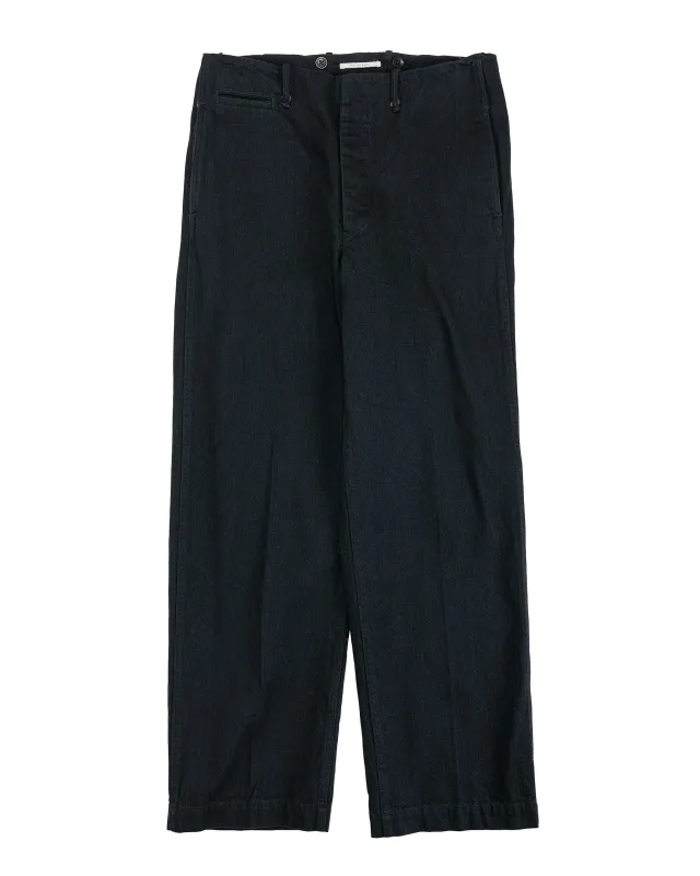 Old Joe Liberty Trouser Black made by Lost & Found