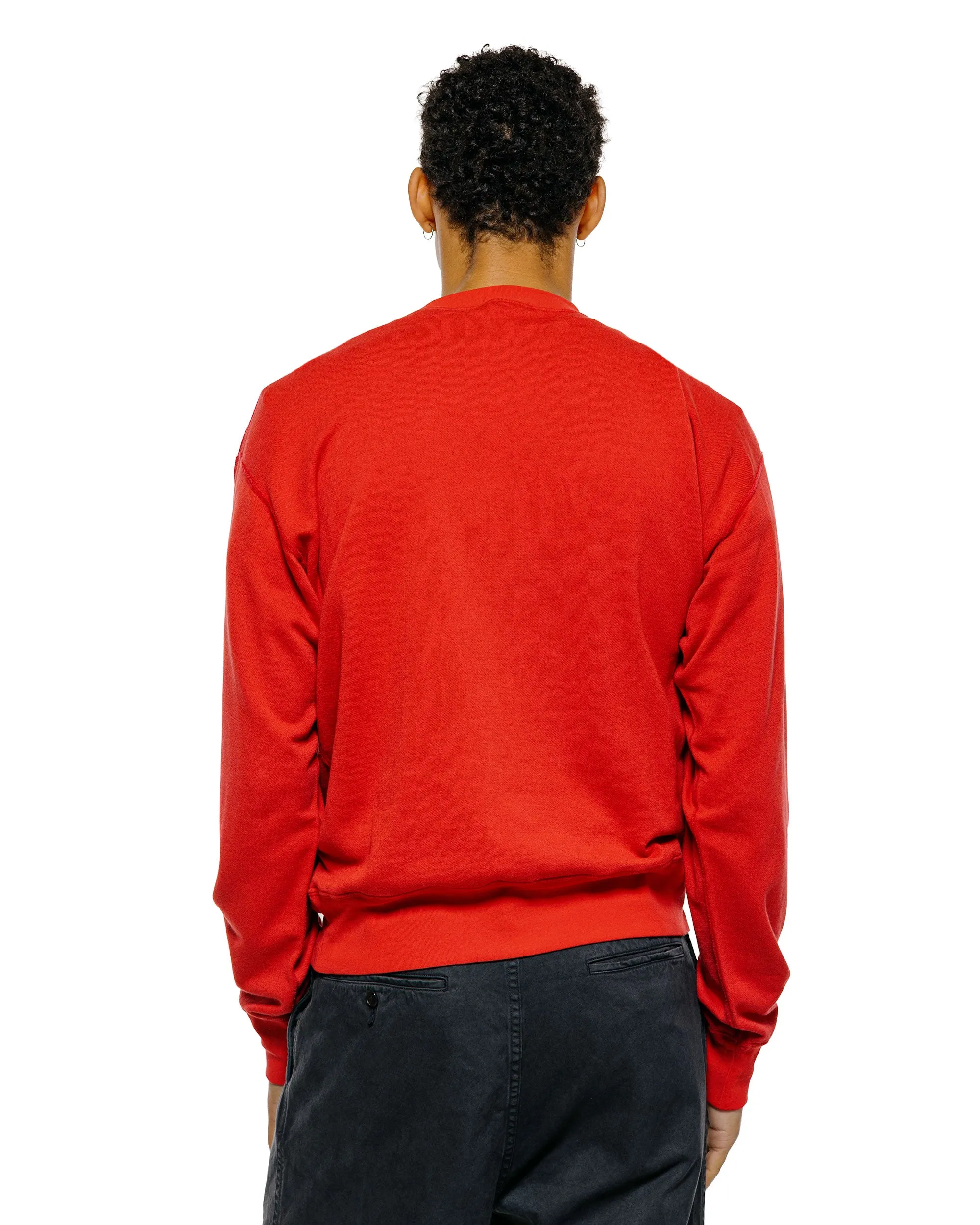 Auralee High Twist Light Sweat P/O Red sold by Lost & Found product image thumbnail 3