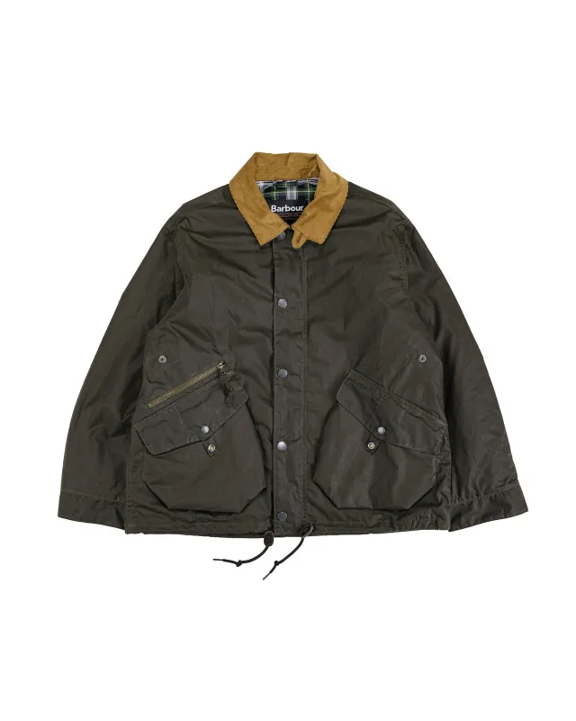 Barbour Modified Endurance Wax Jacket Archive Olive made by Barbour