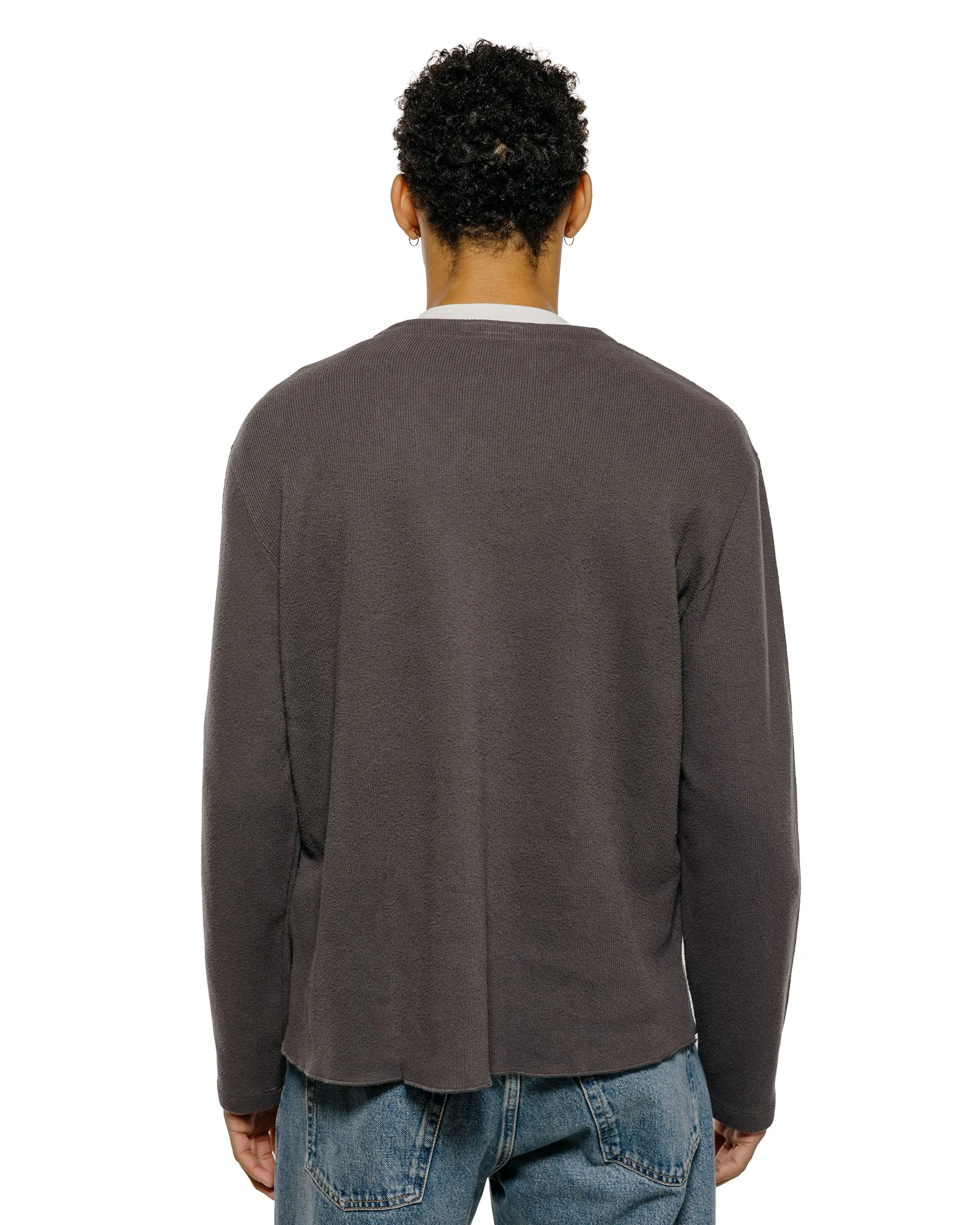 Lady White Co. Cropped V-Neck Sweater Pewter sold by Lost & Found product image thumbnail 3