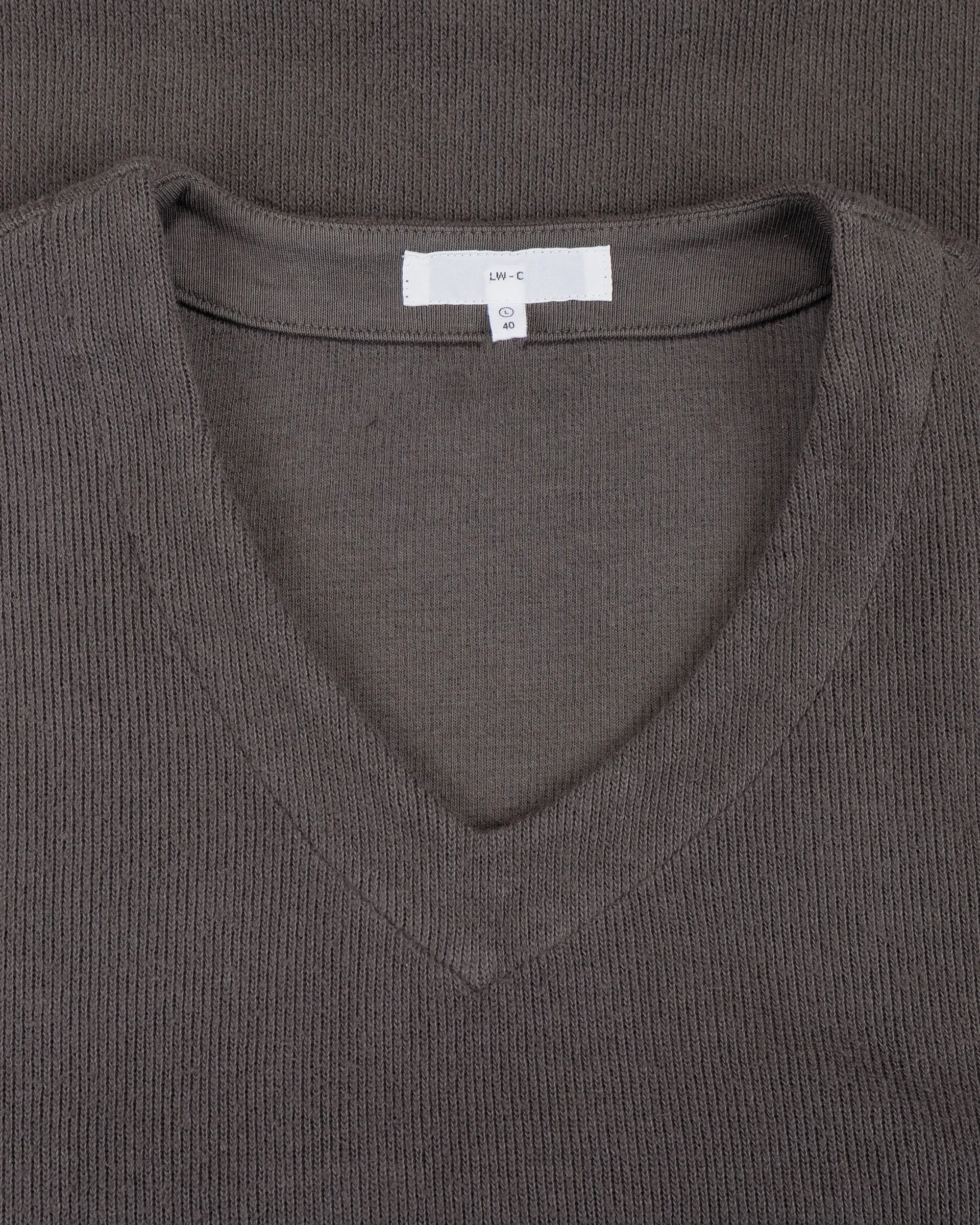 Lady White Co. Cropped V-Neck Sweater Pewter sold by Lost & Found product image thumbnail 4