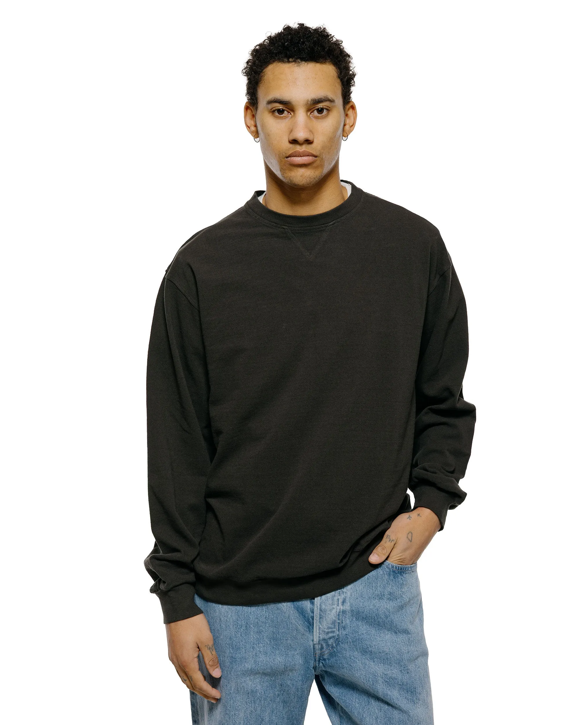 Phigvel Seed Stitch Sleeve LS Graphite sold by Lost & Found product image thumbnail 2