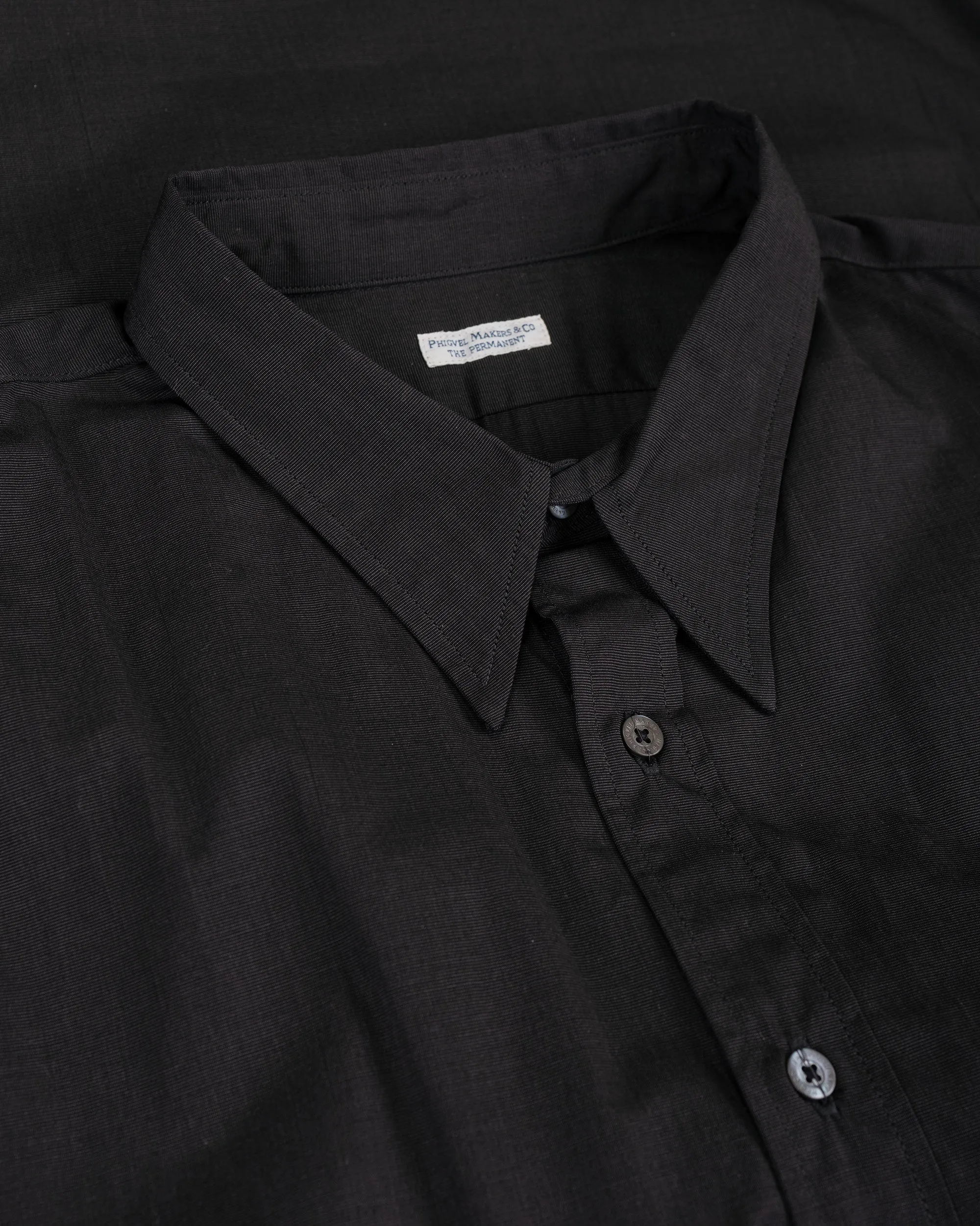 Phigvel Classic Long Dress Shirt Charcoal sold by Lost & Found product image thumbnail 5