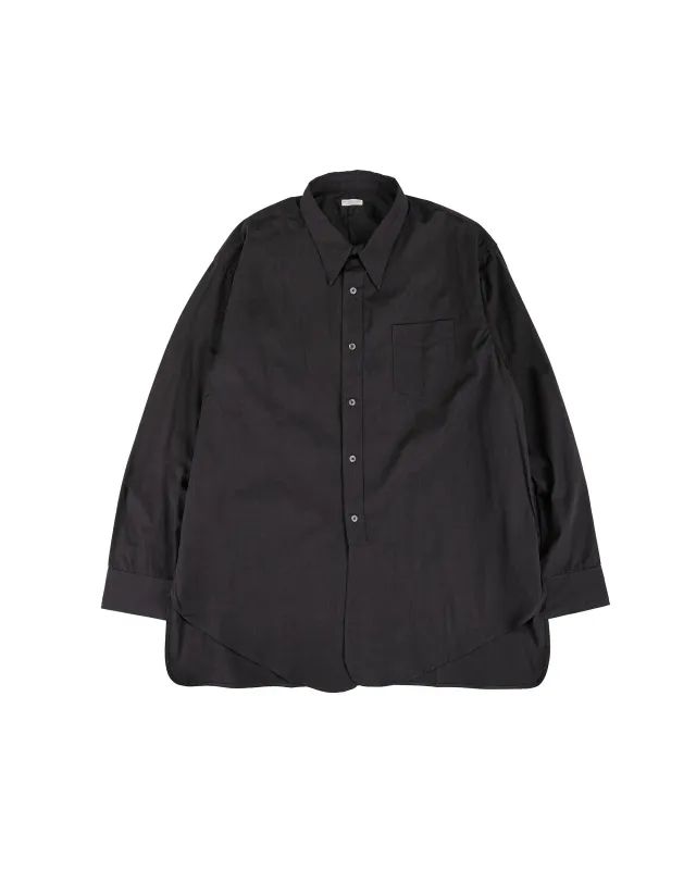 Phigvel Classic Long Dress Shirt Charcoal made by Lost & Found