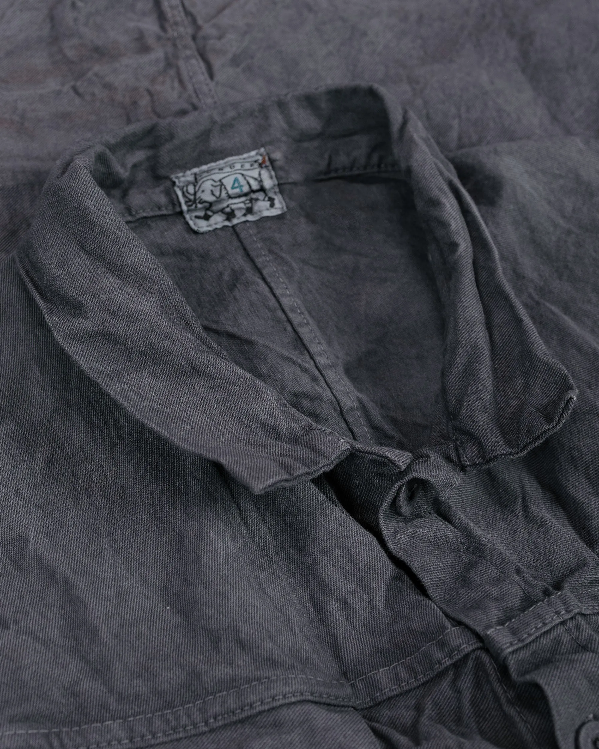 Tender Type 402 Two Birds Shirt Cotton Drop Cloth Grey Logwood sold by Lost & Found product image thumbnail 5
