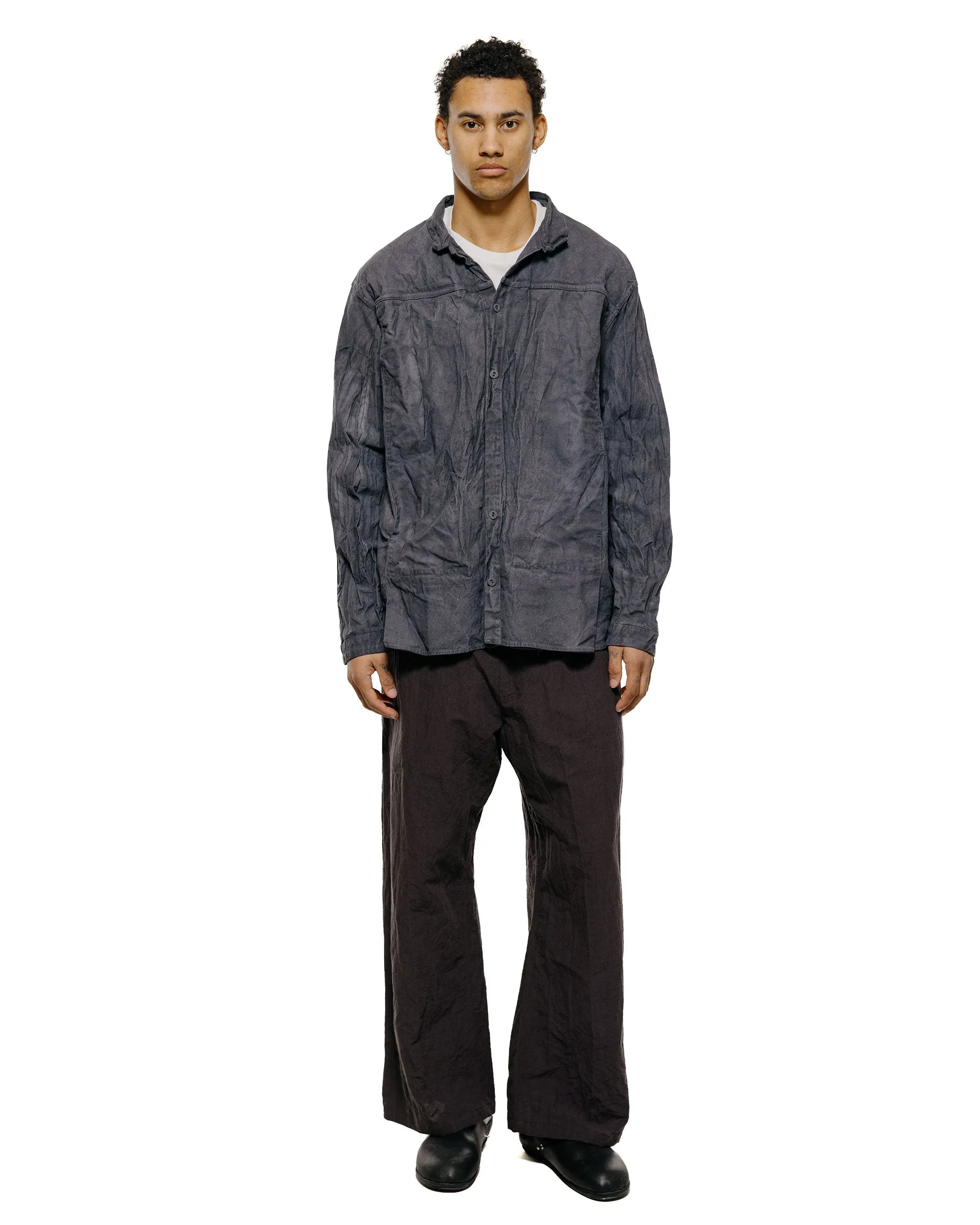 Tender Type 401 Pleat Pocket Shirt Cotton Drop Cloth Grey Logwood sold by Lost & Found product image thumbnail 4