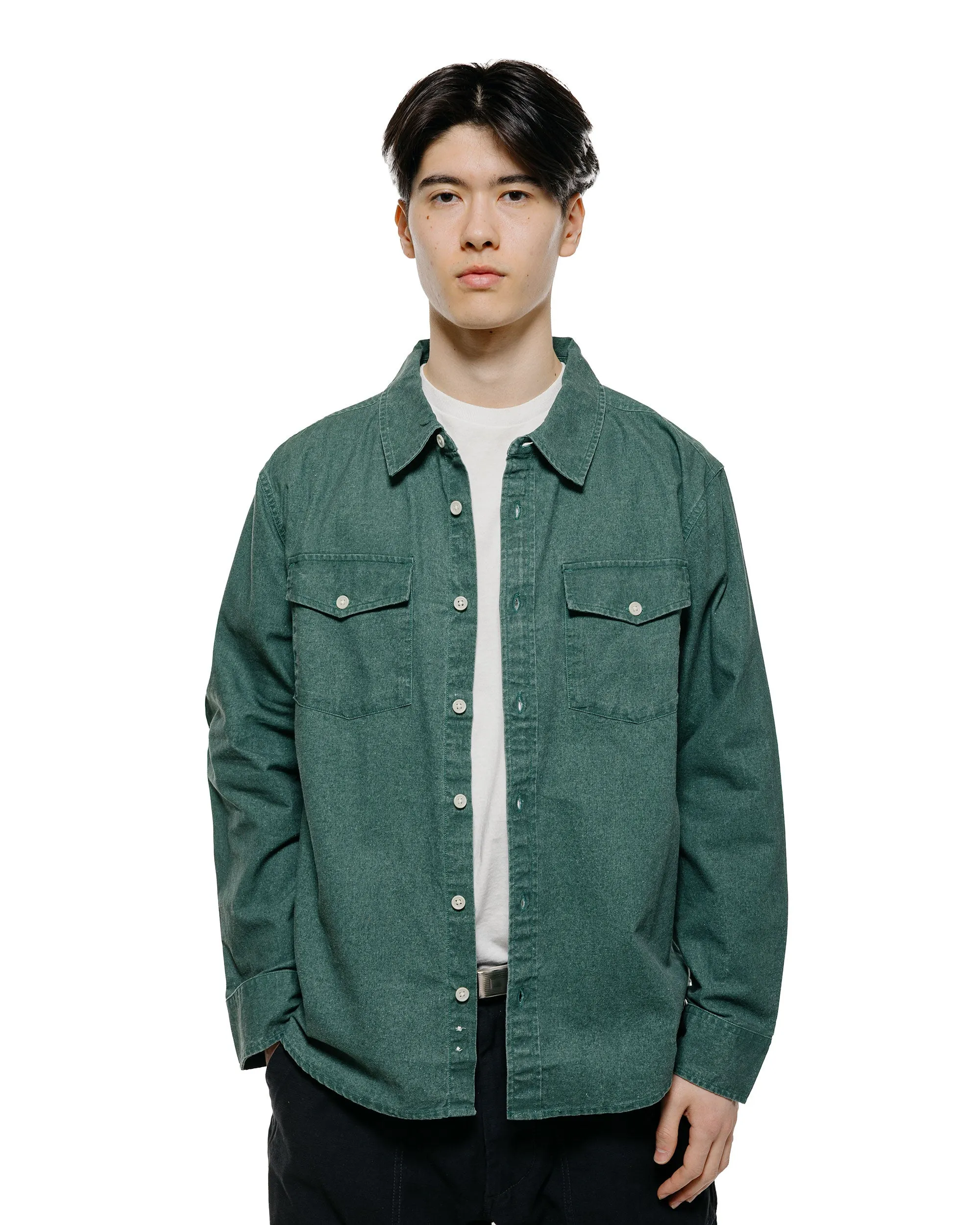 Corridor Pigment Dye Canvas LS Green sold by Lost & Found product image thumbnail 2