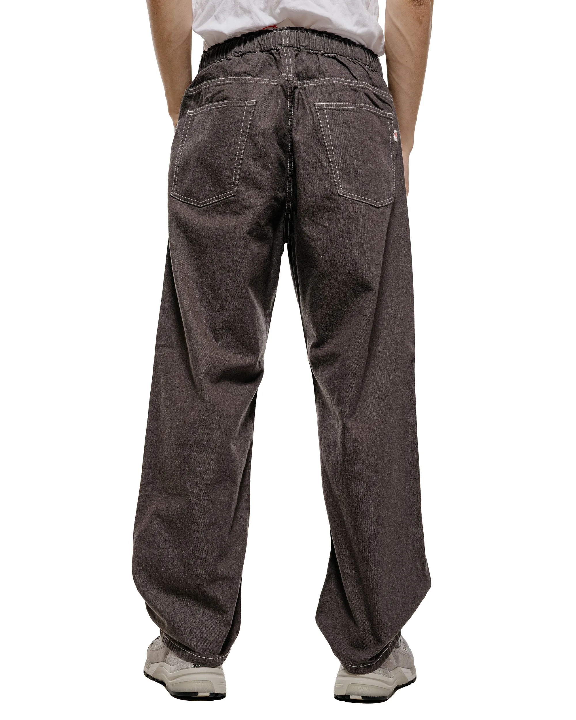 Danton Colour Denim Tuck Belted Pant Charcoal sold by Lost & Found product image thumbnail 3