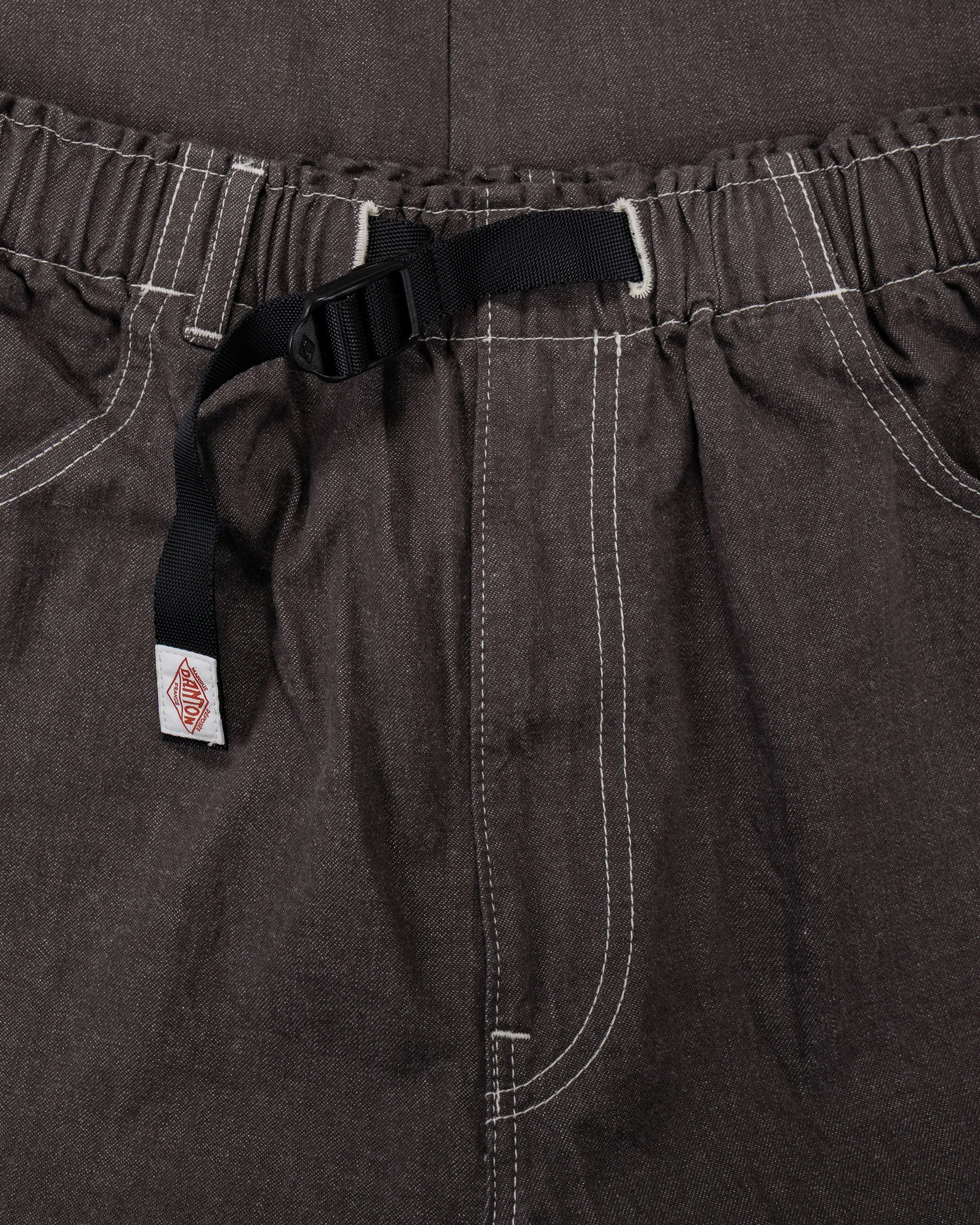 Danton Colour Denim Tuck Belted Pant Charcoal sold by Lost & Found product image thumbnail 5