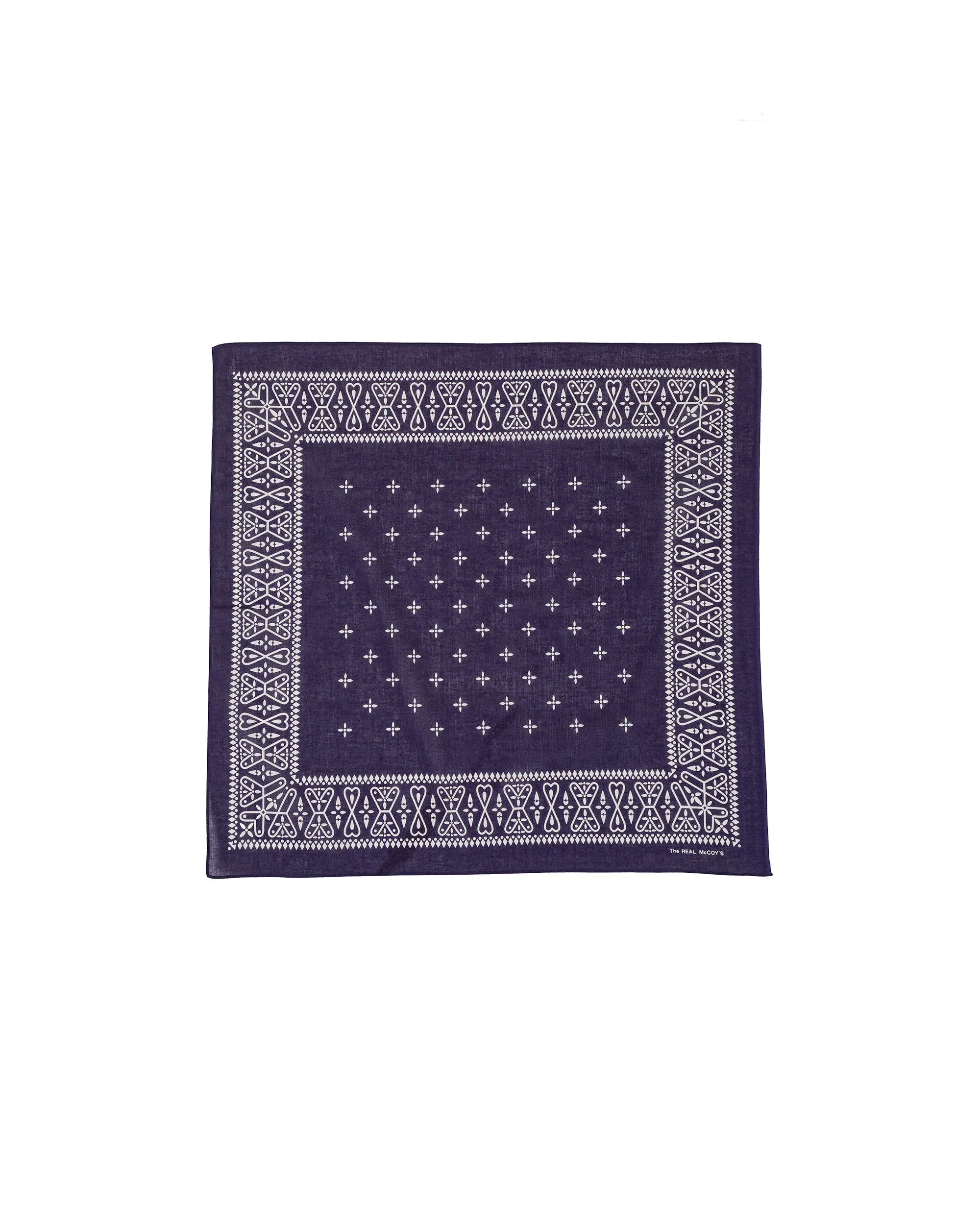 The Real McCoy’s MA26011 Bandana 'Cross' Navy sold by Lost & Found