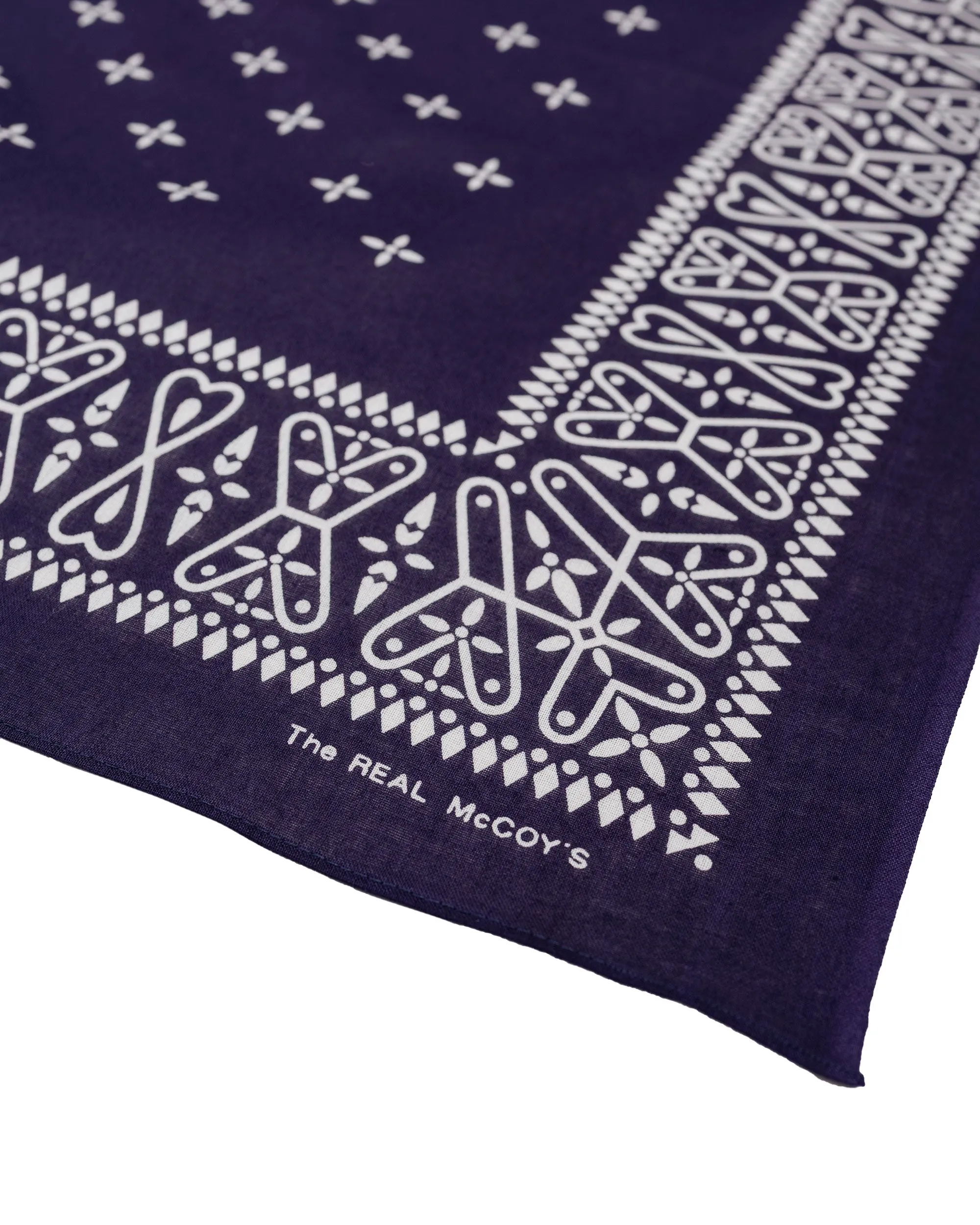 The Real McCoy’s MA26011 Bandana 'Cross' Navy sold by Lost & Found product image thumbnail 2