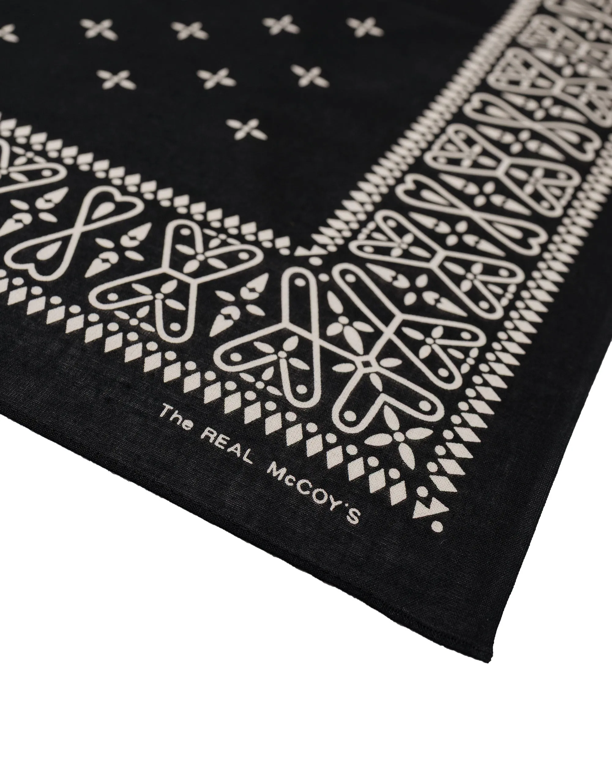 The Real McCoy’s MA26011 Bandana 'Cross' Black sold by Lost & Found product image thumbnail 2