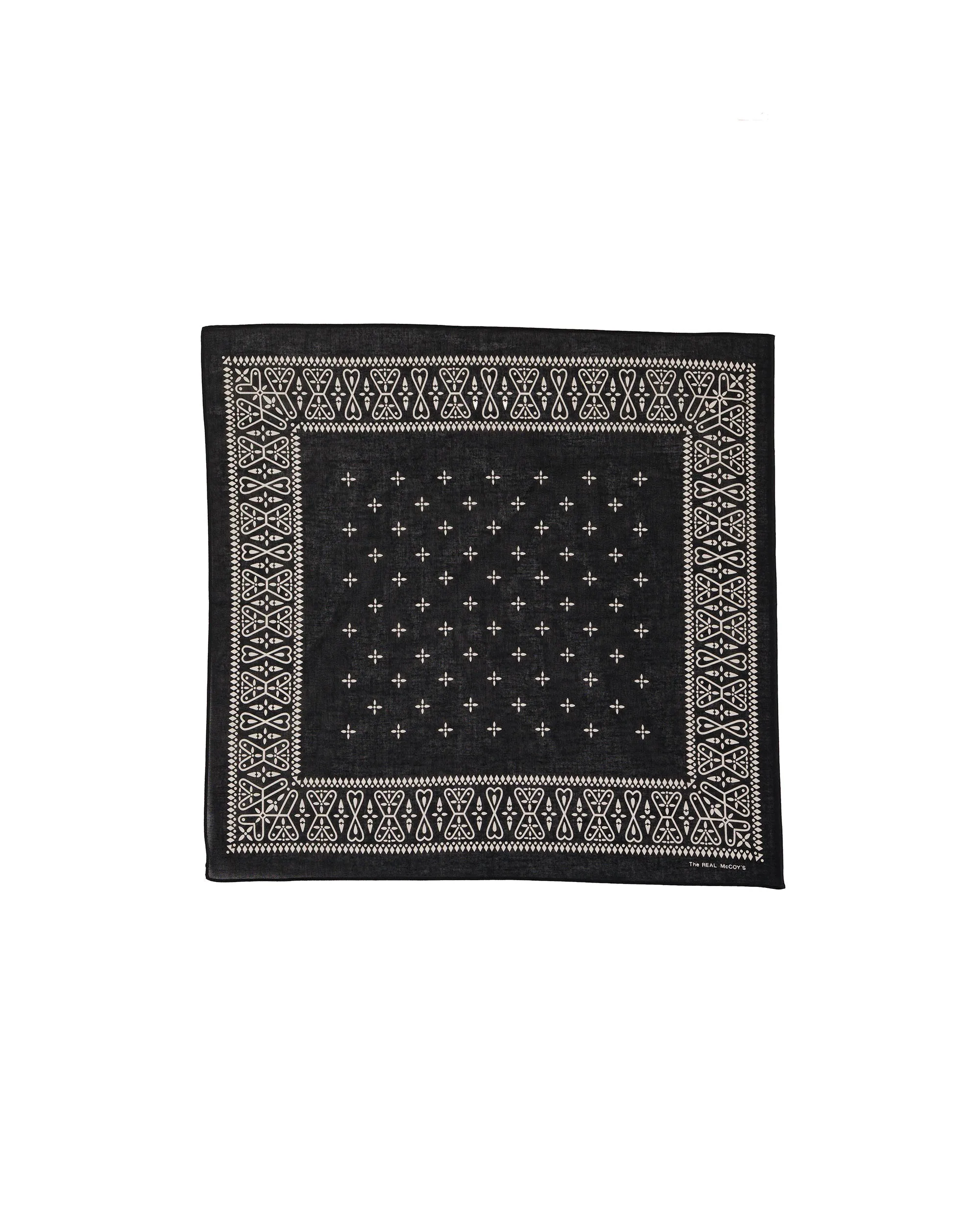 The Real McCoy’s MA26011 Bandana 'Cross' Black sold by Lost & Found